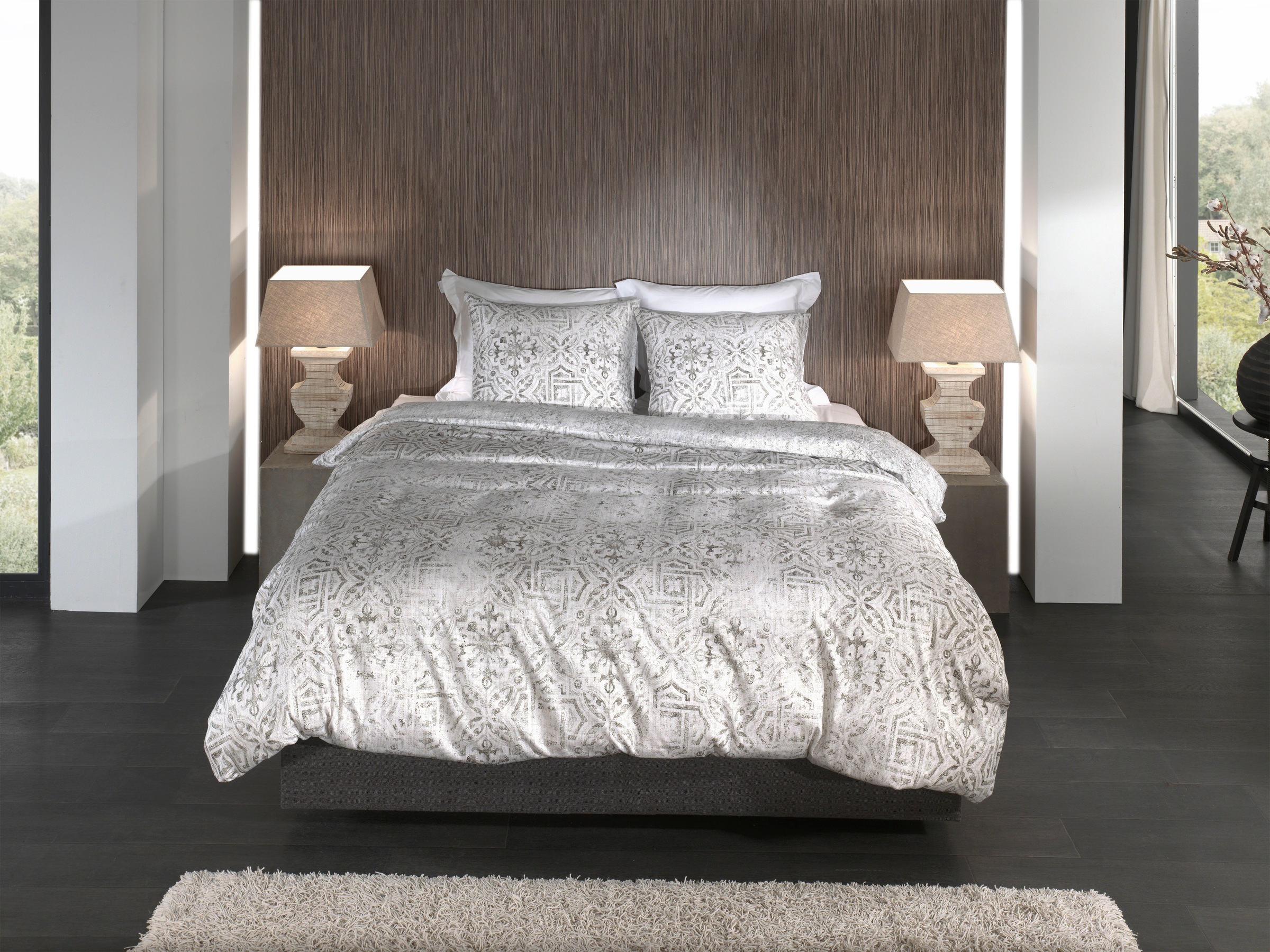 Heckett & Lane Wendebettwäsche »Emeralda« 2 Stk. tlg. gemustert, hochwertig günstig online kaufen