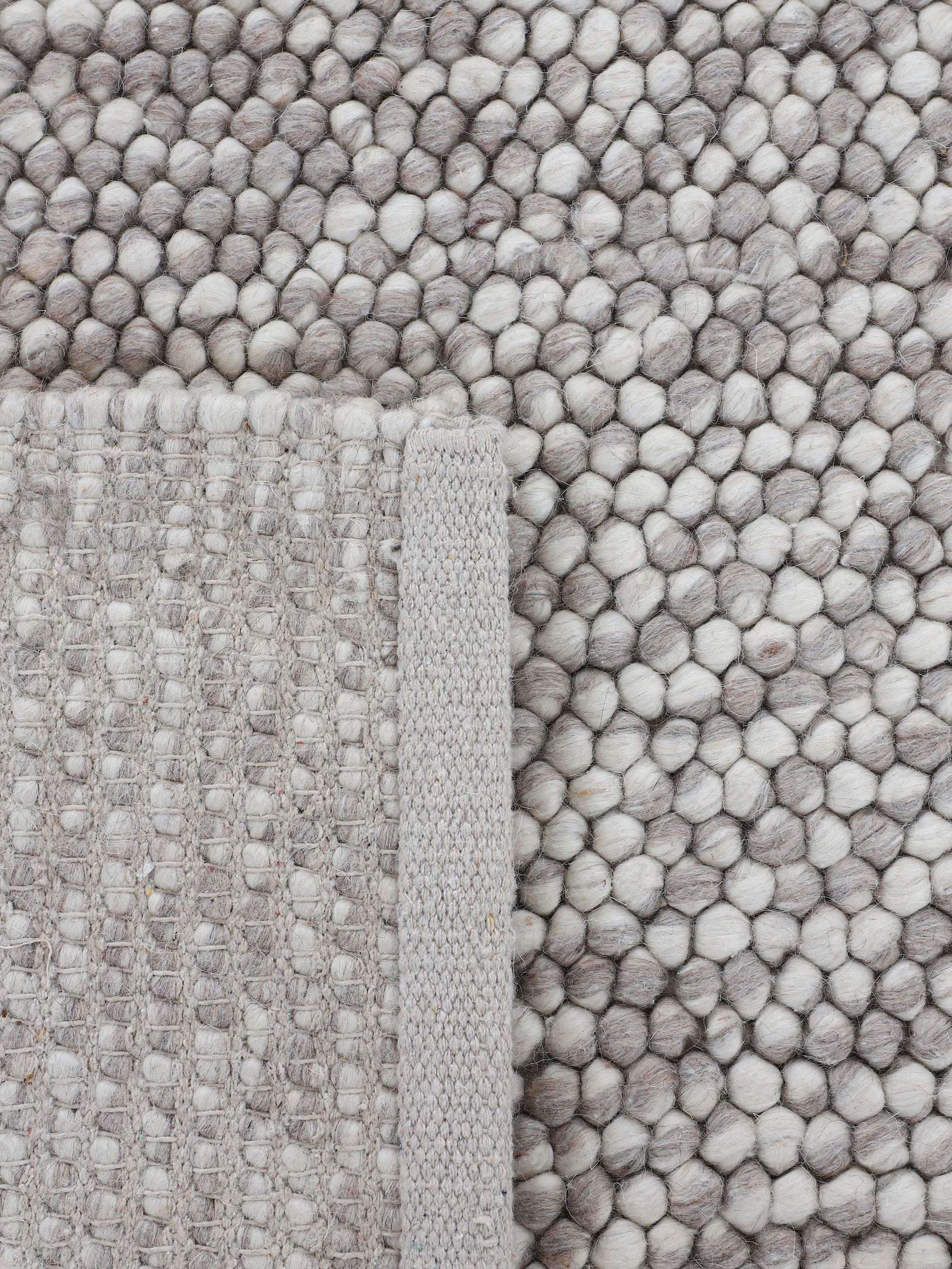 carpetfine Teppich »Calo«, rechteckig, Handweb Teppich, Uni Farben, meliert,  handgewebt, 70% Wolle online bestellen