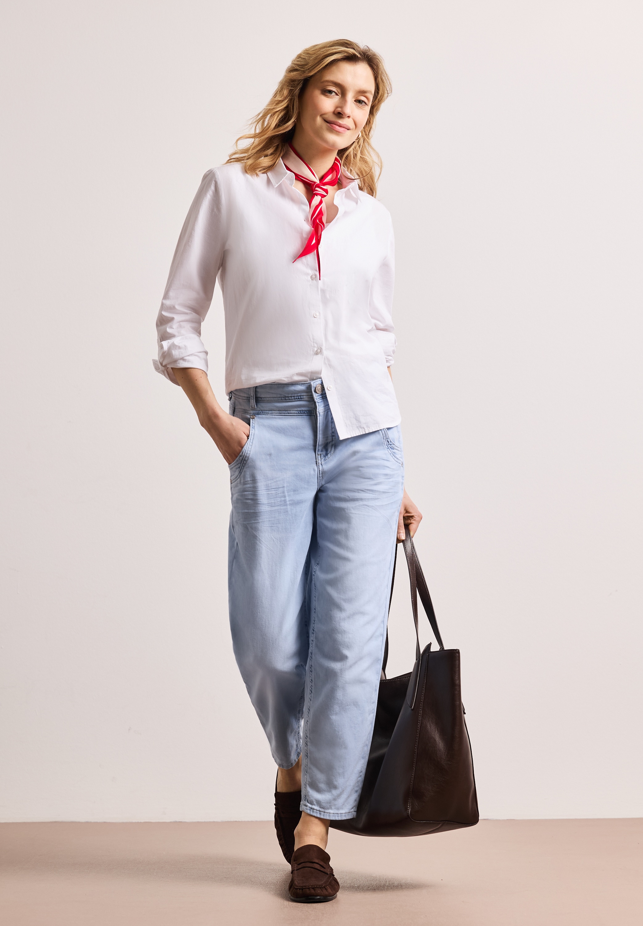 STREET ONE High-waist-Jeans »Style Karrie« mit Taschen