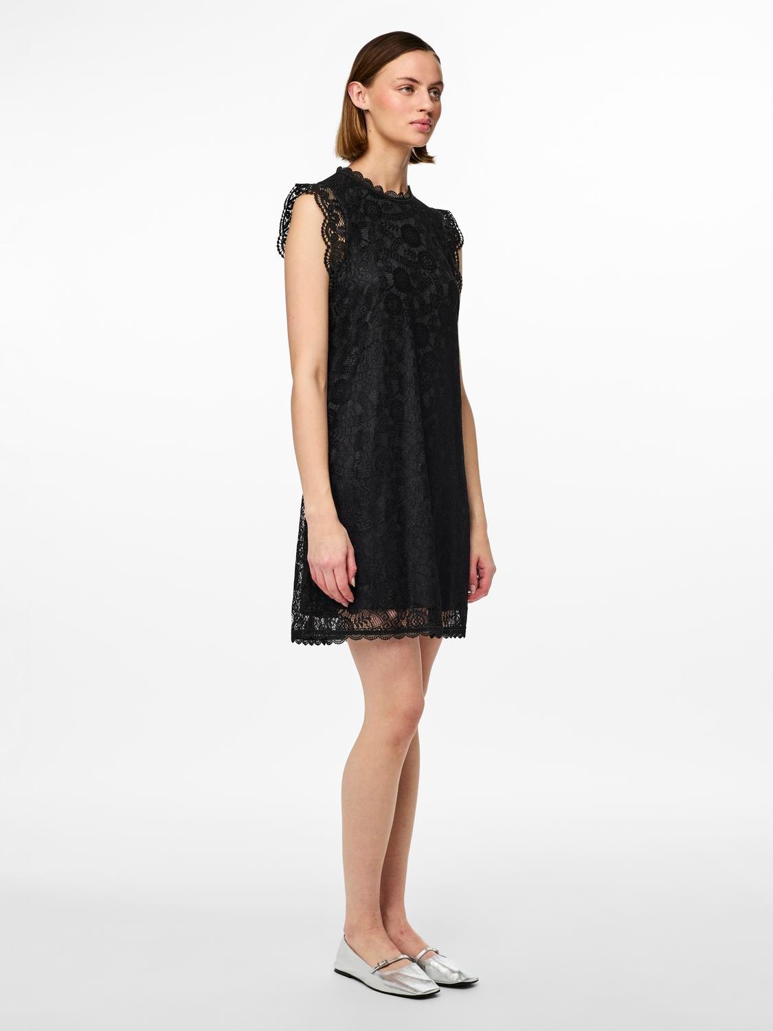 pieces Spitzenkleid »PCOLLINE SL LACE DRESS NOOS«