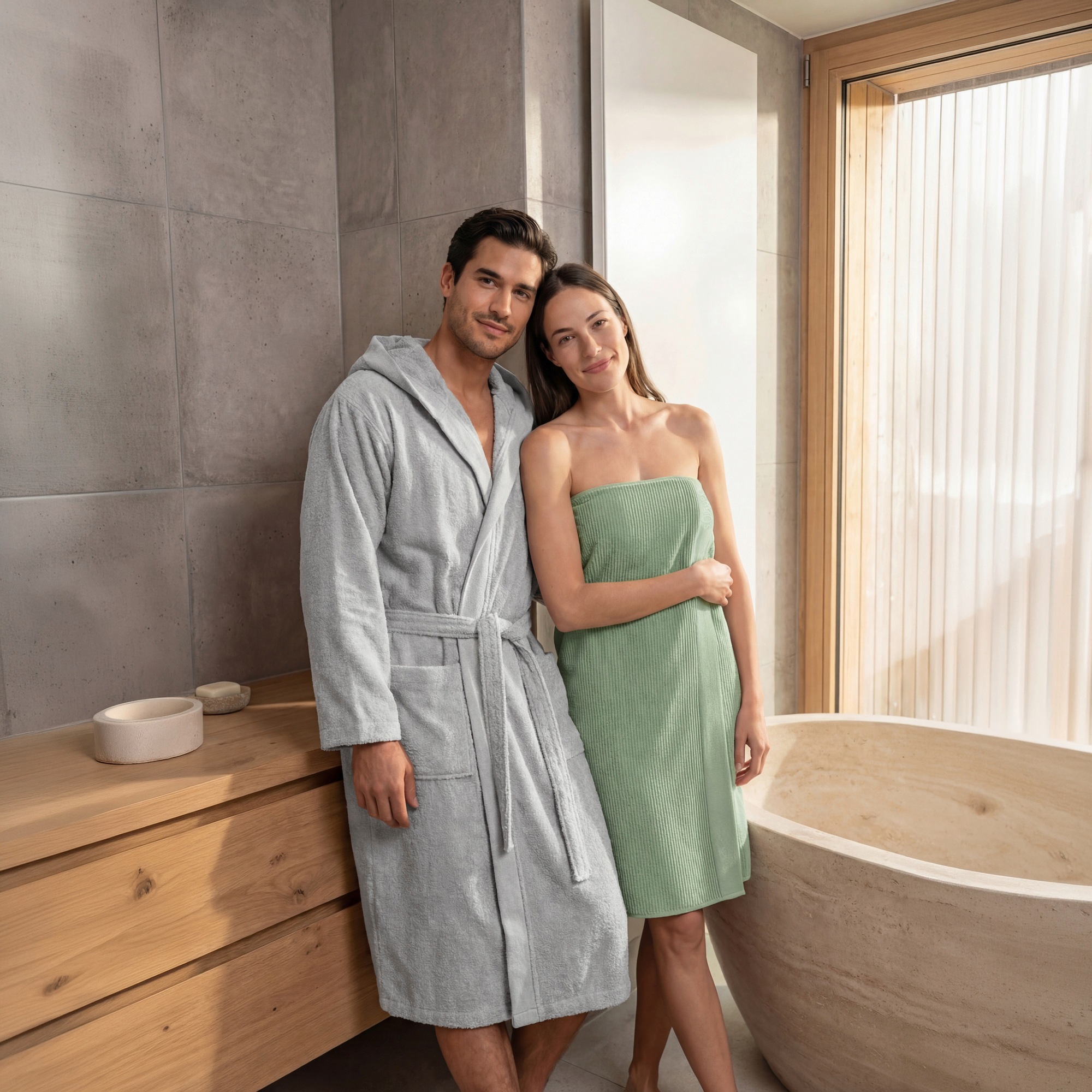 s.Oliver Bademantel »s. Oliver Bademantel, ideal für Sauna & Spa, Hotelbademantel« 1 Stk. Kapuze mit dezenter Logoeinwebung