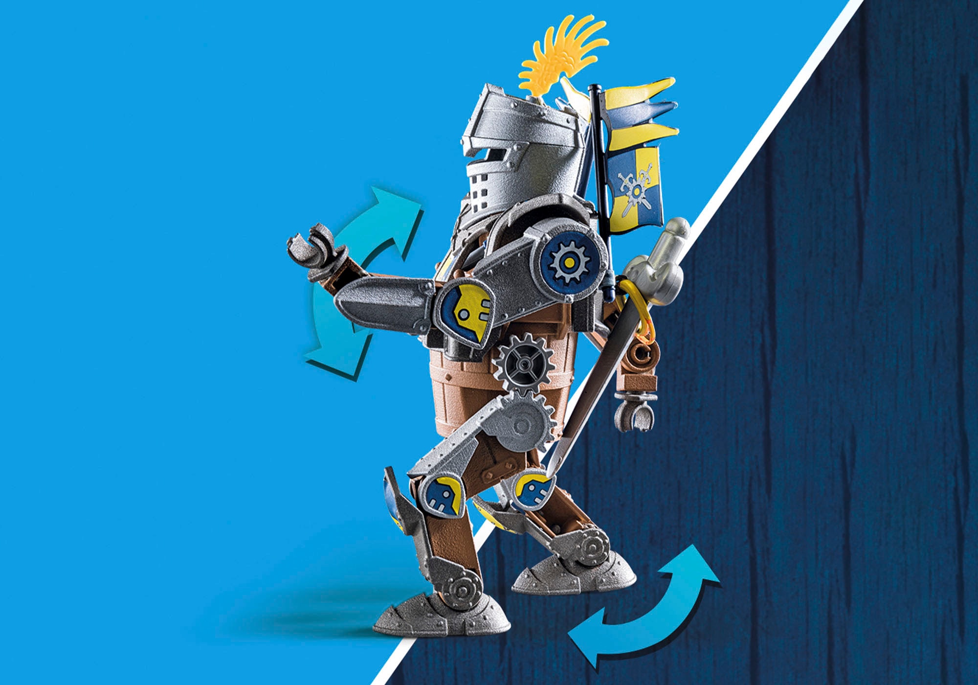 Playmobil® Konstruktions-Spielset »Novelmore - Kampfroboter (71300), Novelmore«, (58 St.), Made in Europe