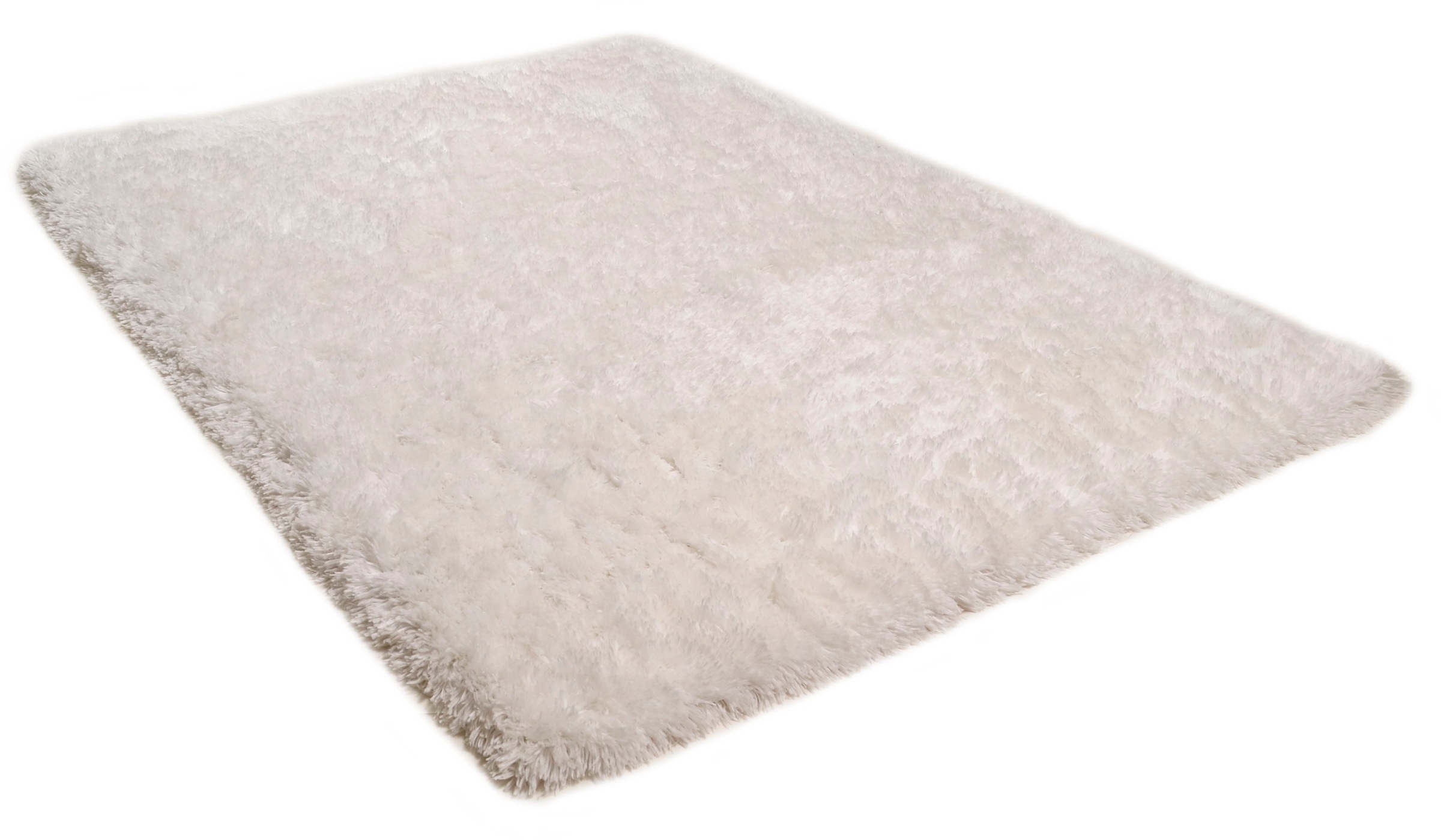 THEKO Hochflor-Teppich »Flokato« rechteckig 60 mm Höhe Uni Farben, handgetuftet, flauschig weich, Wohnzimmer