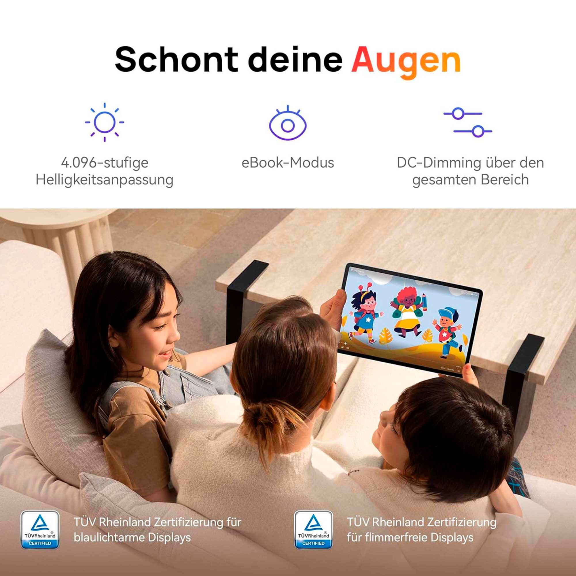 Huawei Tablet »Matepad SE 11 6+128 GB WiFi«, (27,9 cm / 11 Zoll), HarmonyOS, WUXGA, Bundle mit M-Pen lite)