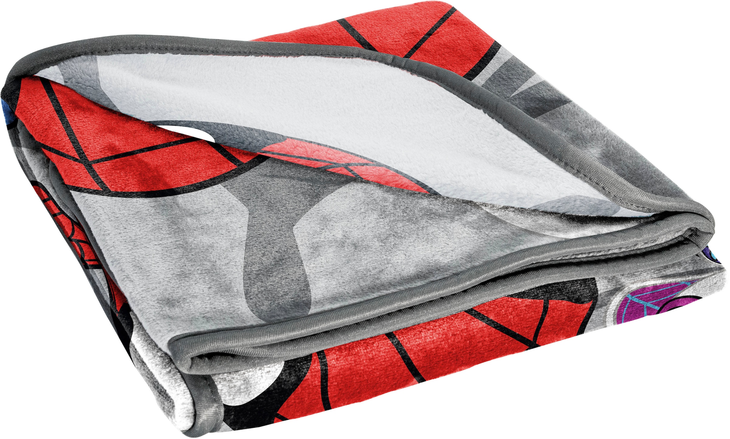 MARVEL Kinderdecke »Marvel Spidey 130 x 150 cm« mit Miles Morales & Ghost ESider Gwen