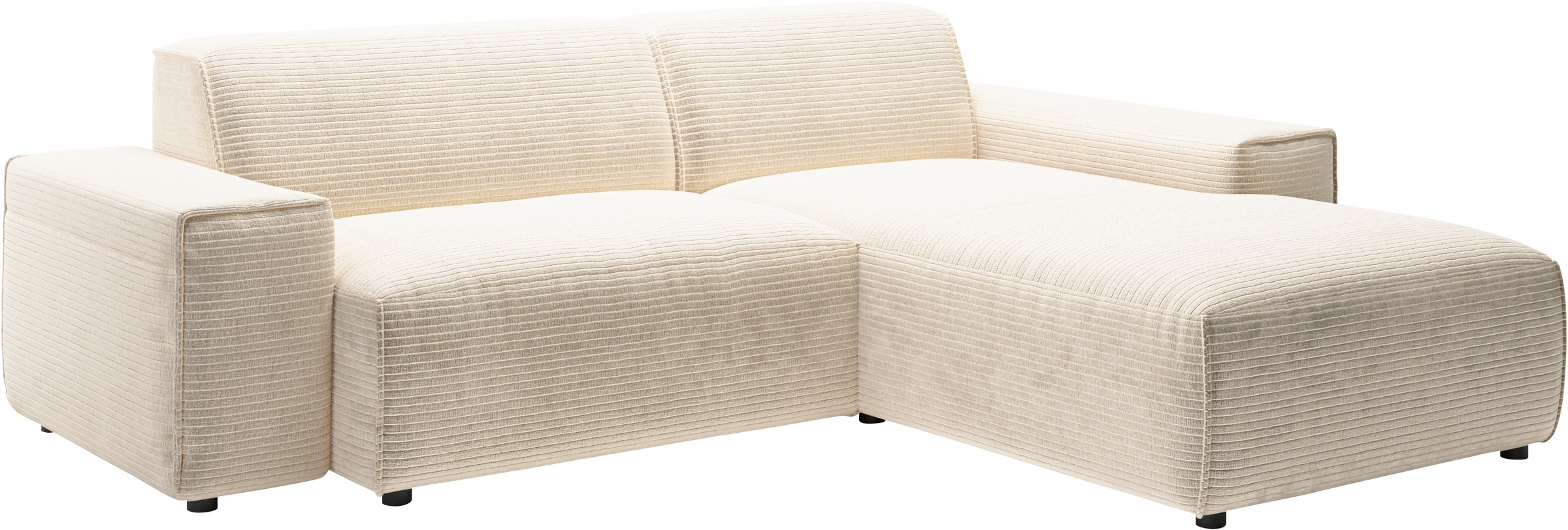 andas Ecksofa »Glimminge L-Form auch in Breitcord, Feincord + Easy care-Bezug,«, Breite 234, Zierkissen