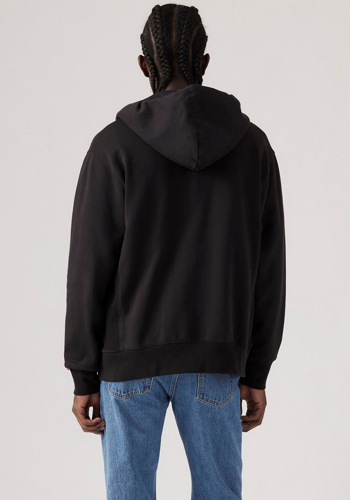 Levi's® Kapuzensweatjacke mit Logo-Stickerei