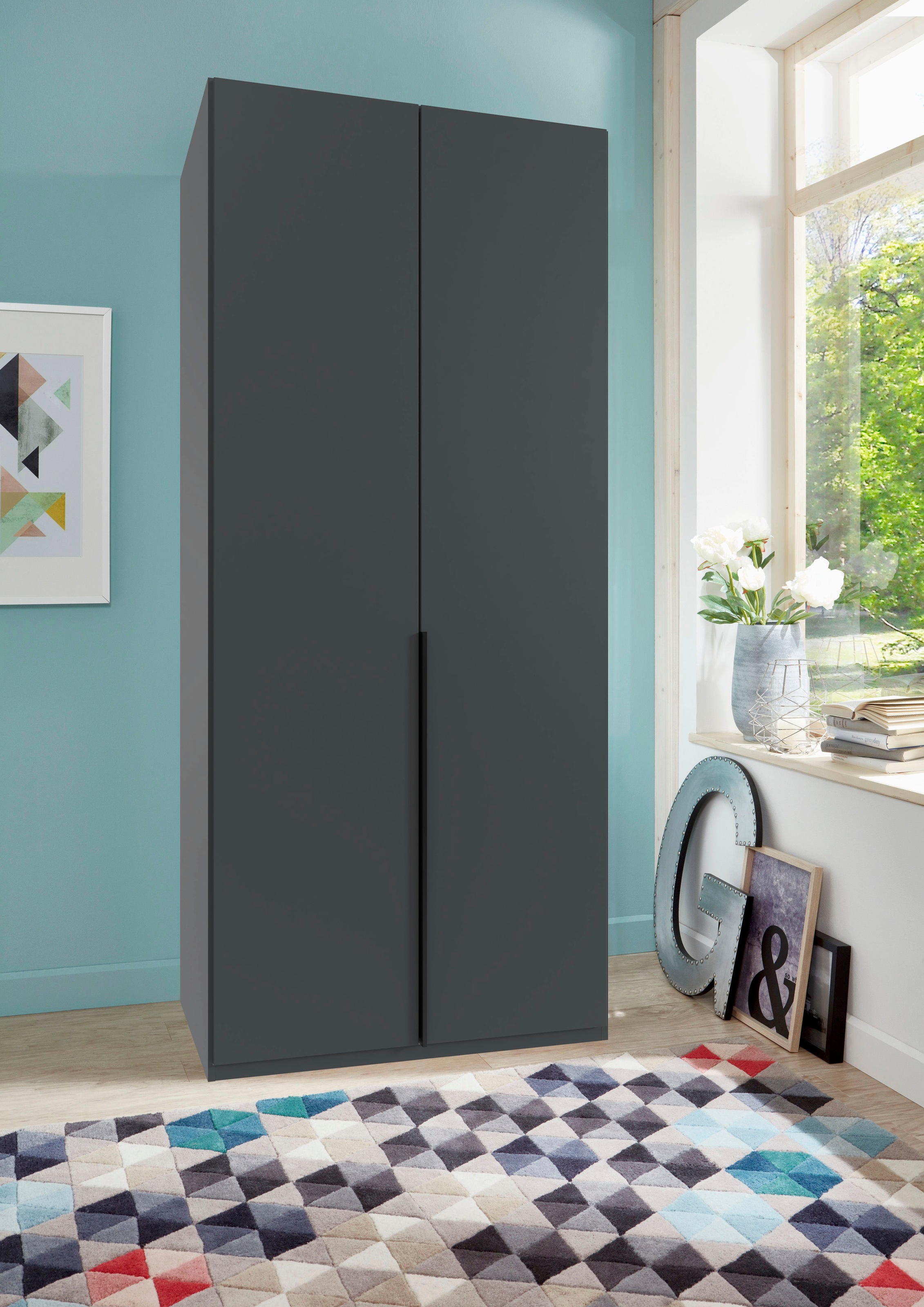 Wimex Kleiderschrank »Mugano,in 5 Breiten,2 Höhen,2 Tiefen, viele Farben, M günstig online kaufen