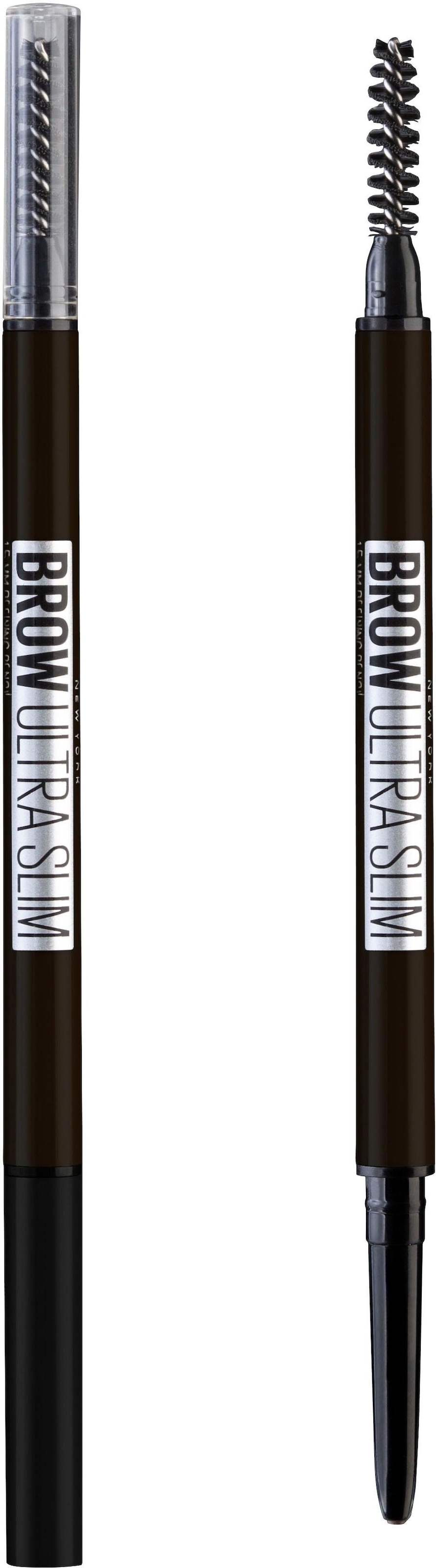 MAYBELLINE NEW YORK Augenbrauen-Stift »Brow Ultra Slim Liner«, mit Farbpigment-Gel