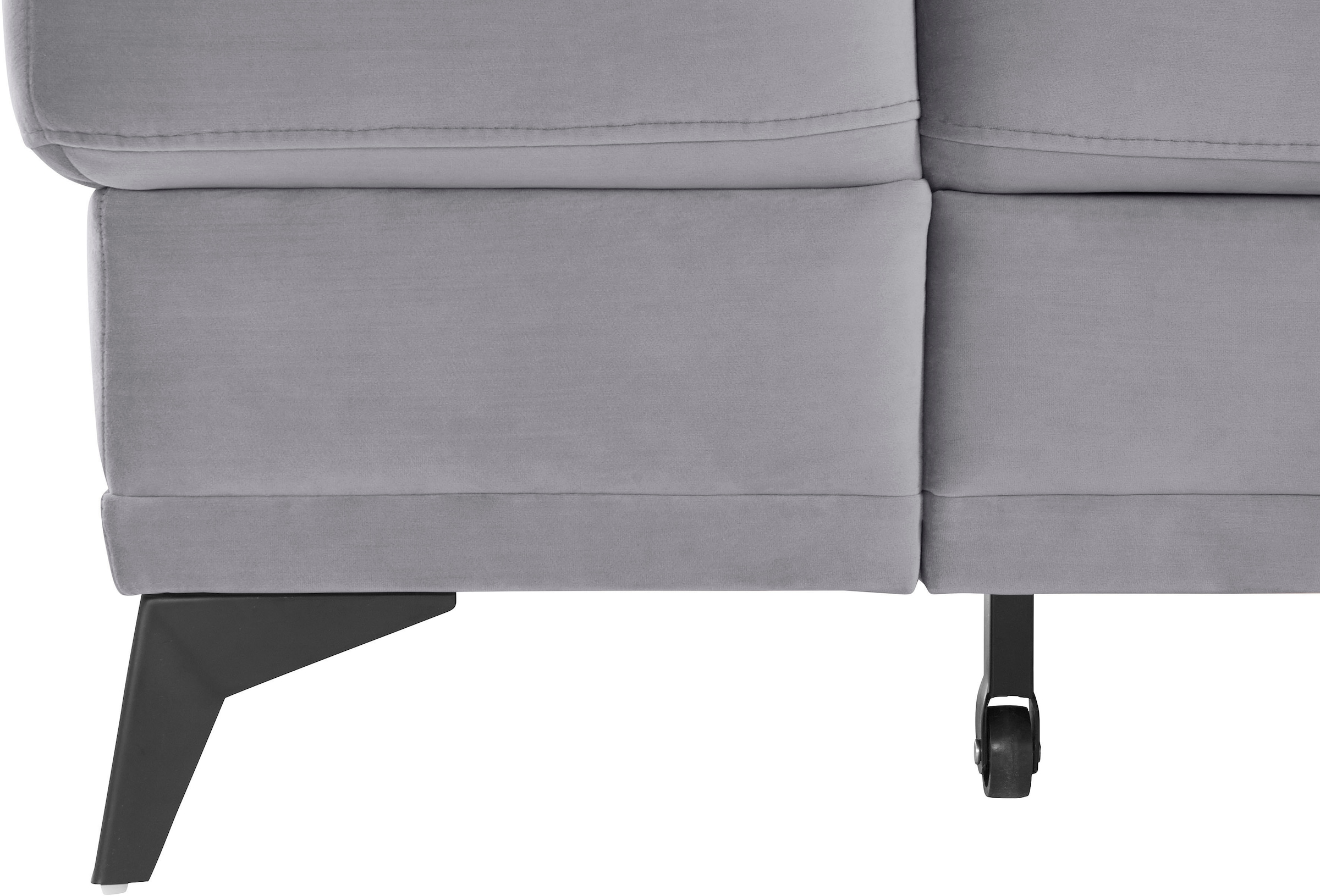 INOSIGN Ecksofa »Cardiz L-Form«, inkl.Kopfteilverstellung und Federkern wahlweise mit Bettfunktion
