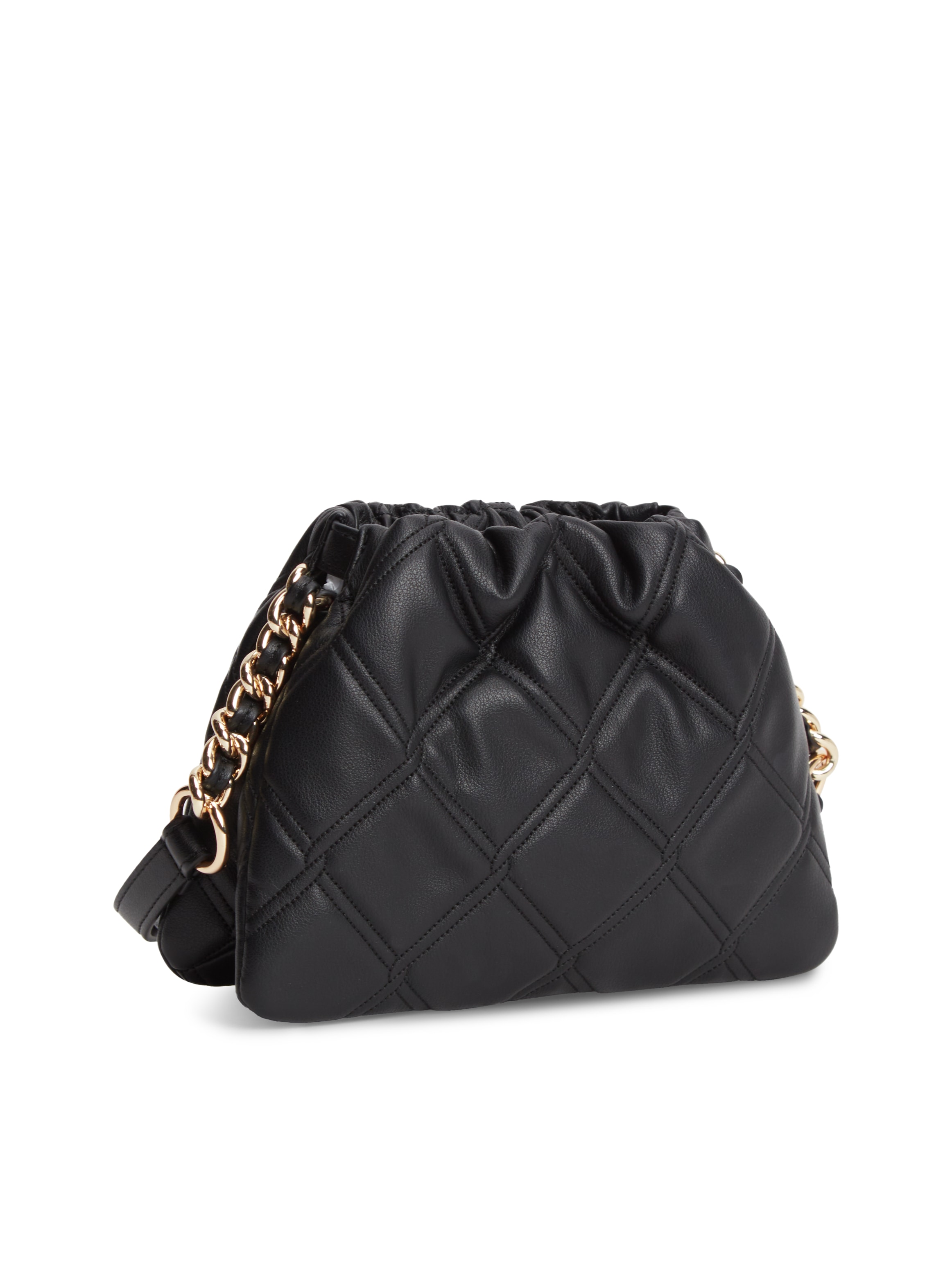 Tommy Hilfiger Umhängetasche »TH FEMININE MINI CROSSOVER« Damen Schultertasche, Handtasche mit goldfarbener Zierkette
