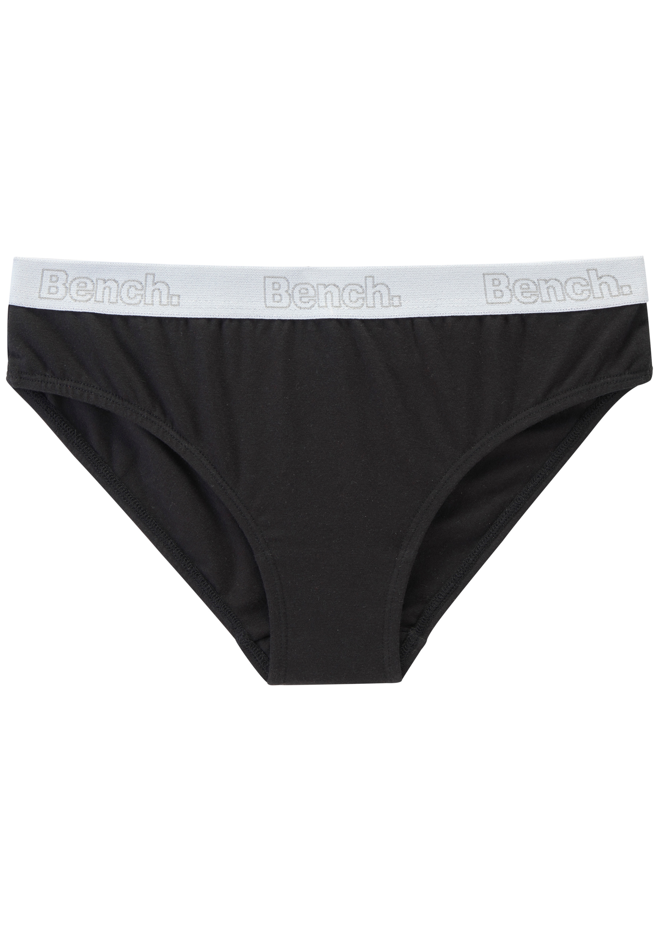 Bench. Slip Packung, 4 Stk. Mädchen - mit weichem Logo-Bündchen
