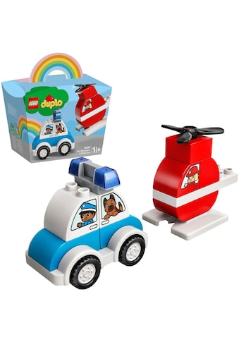 LEGO® Konstruktionsspielsteine »Mein erster Feuerwehrhubschrauber und Mein erstes... kaufen