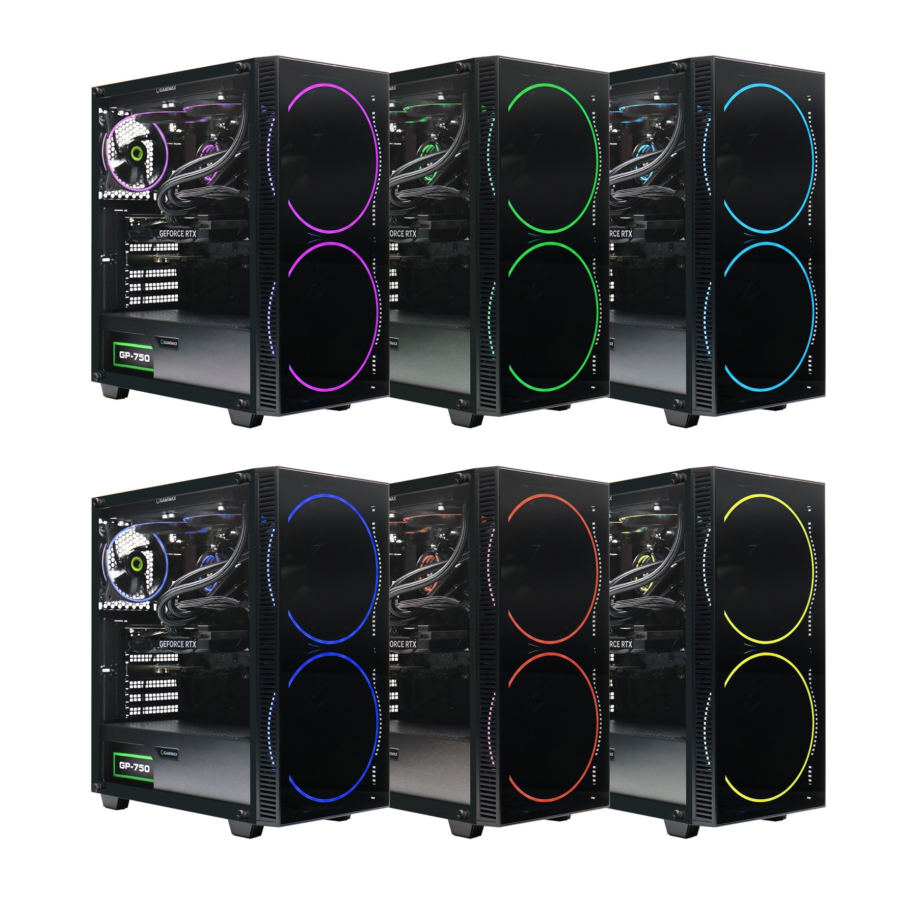 GAMEMAX Gaming-PC »Black Hole 7641«, DDR5 RAM, Windows 11