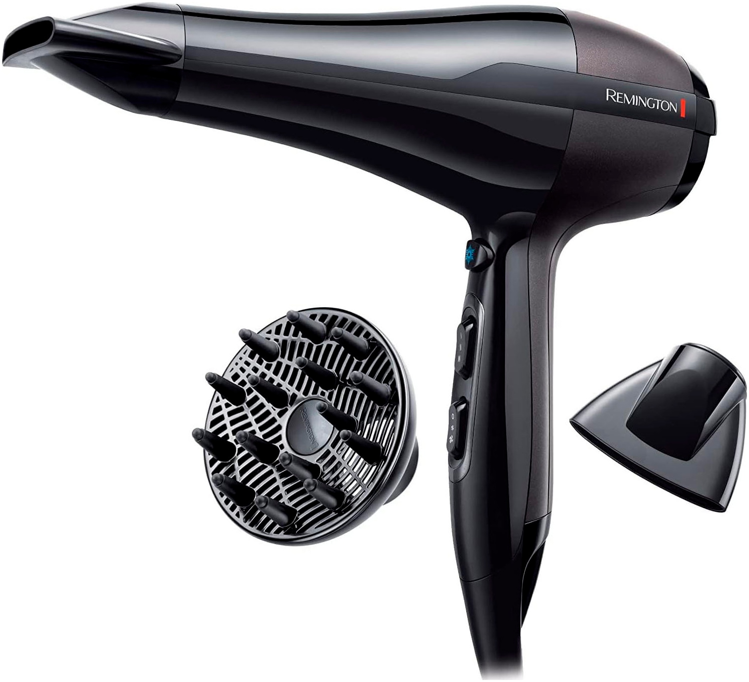 Remington Haartrockner »Profi-Ionen Pro-Air AC5999«, 2 Aufsätze, 2300 W, 130km/h, Profi-AC-Motor,3 Heiz-und 2 Gebläsestufen, 3 Aufsätze