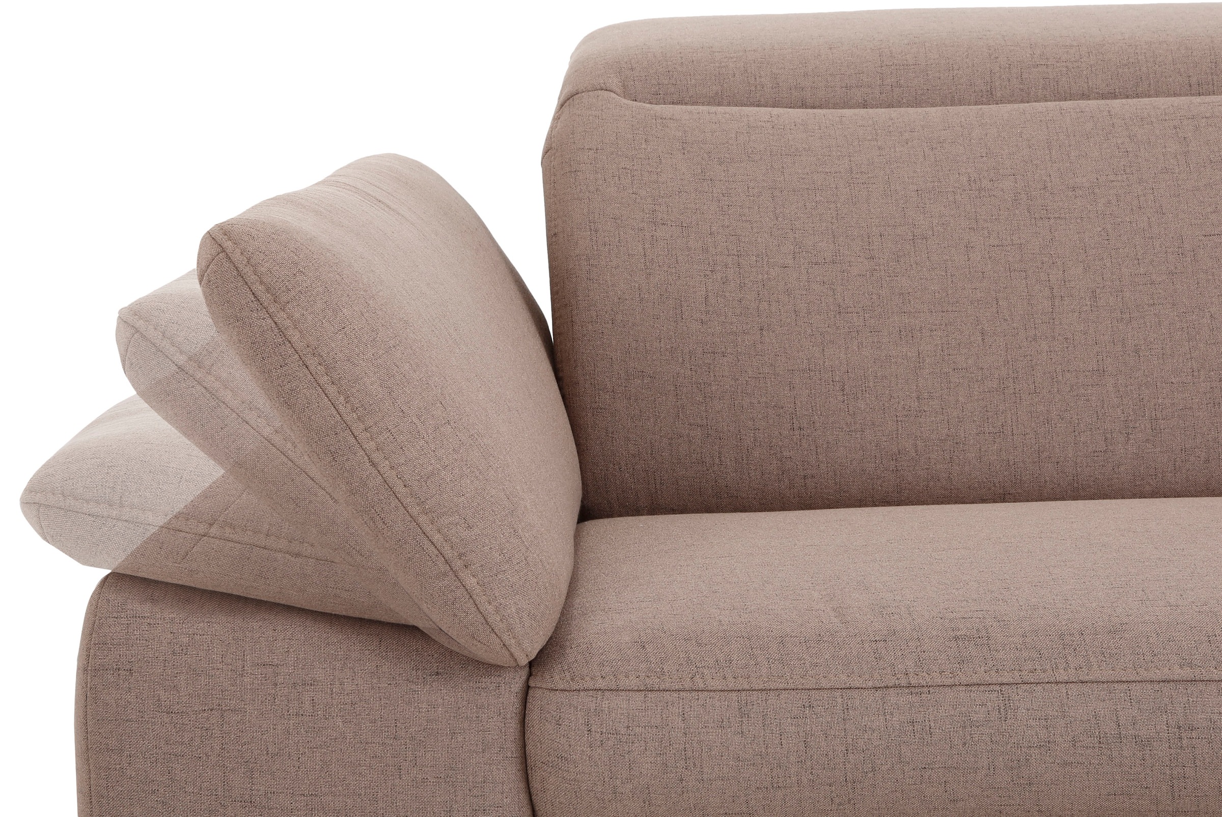 Home affaire Ecksofa »Mauritius L-Form«, mit Ottomane, mit Kopfteil- und Armlehnverstellung