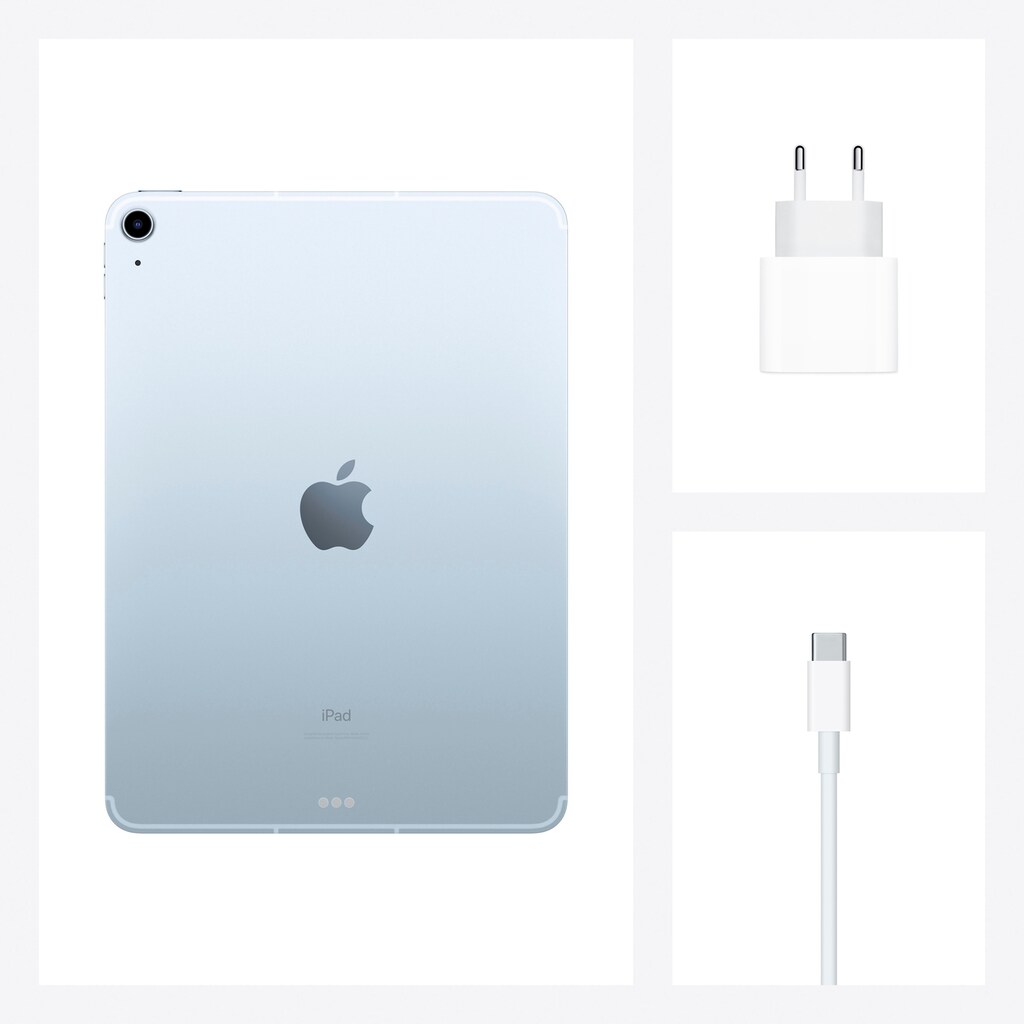 Apple Tablet »iPad Air (2020) Wi-Fi 256GB«, (iPadOS inkl. Ladegerät)