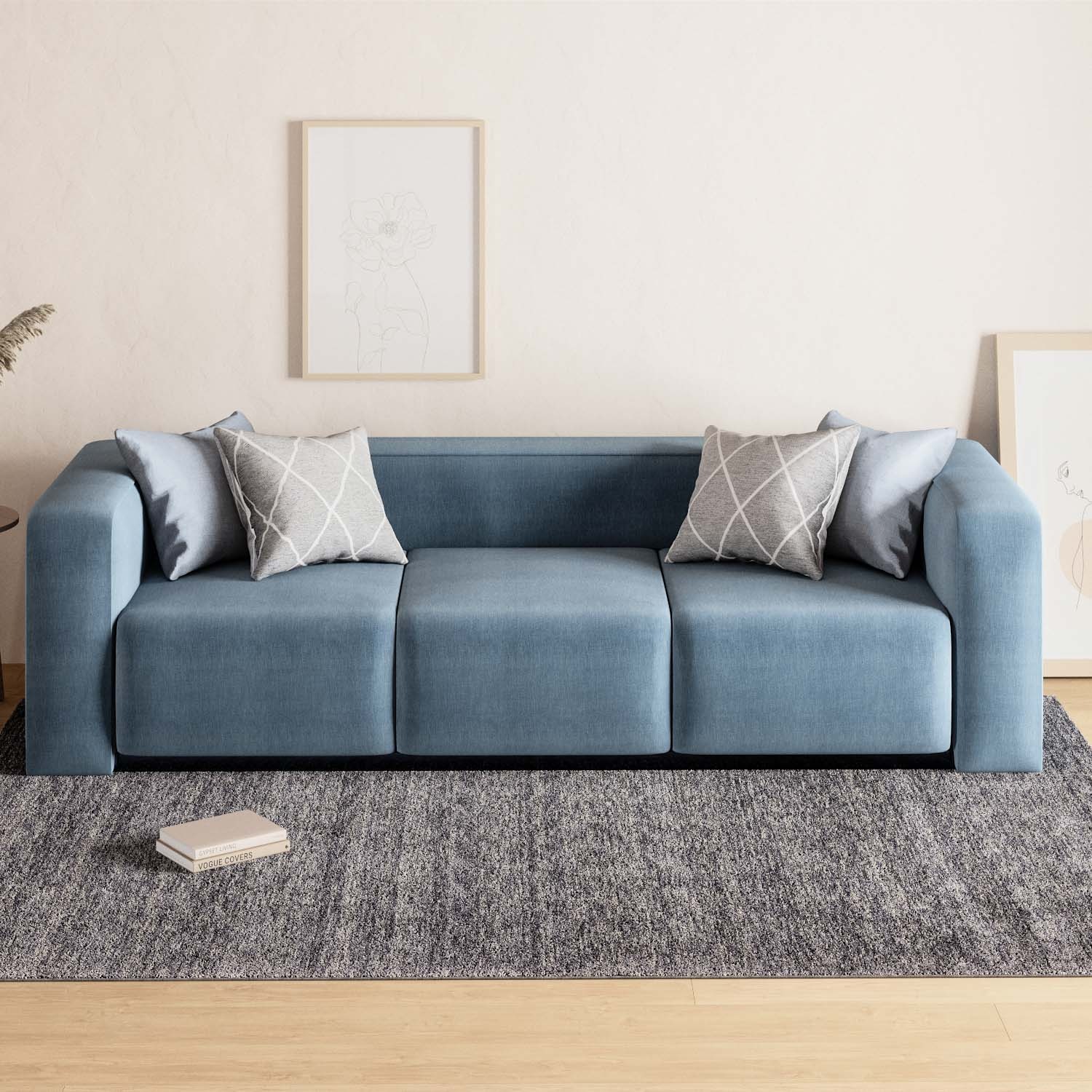 morgenland Wollteppich »Uni - Gabbeh Teppich - Softy«, rechteckig, 1,6 mm H günstig online kaufen
