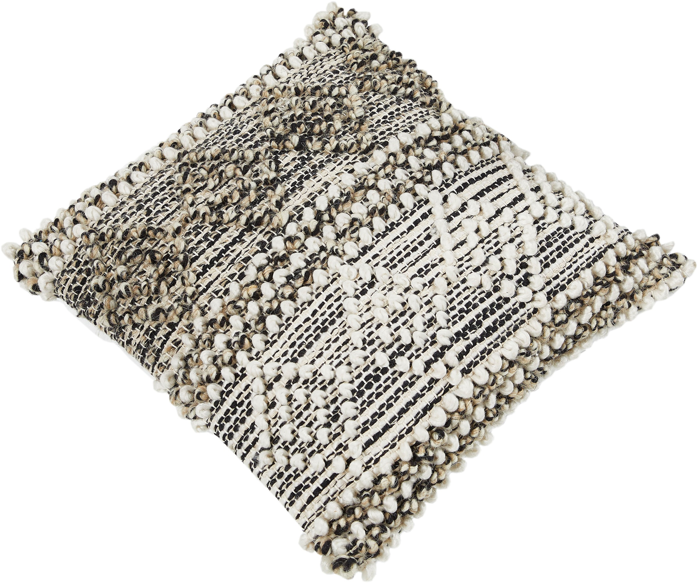 LUXOR living Dekokissen »Aalborg«, Zierkissen, eckig, 40x40 cm, Wollkissen günstig online kaufen
