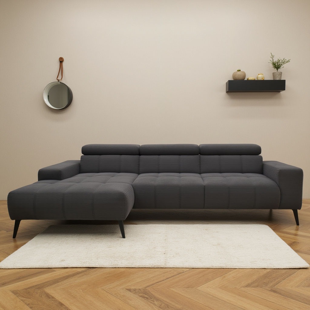DOMO collection Ecksofa »Trento L-Form, mit Kufenfuß oder Einzelfuß«, wahlw günstig online kaufen