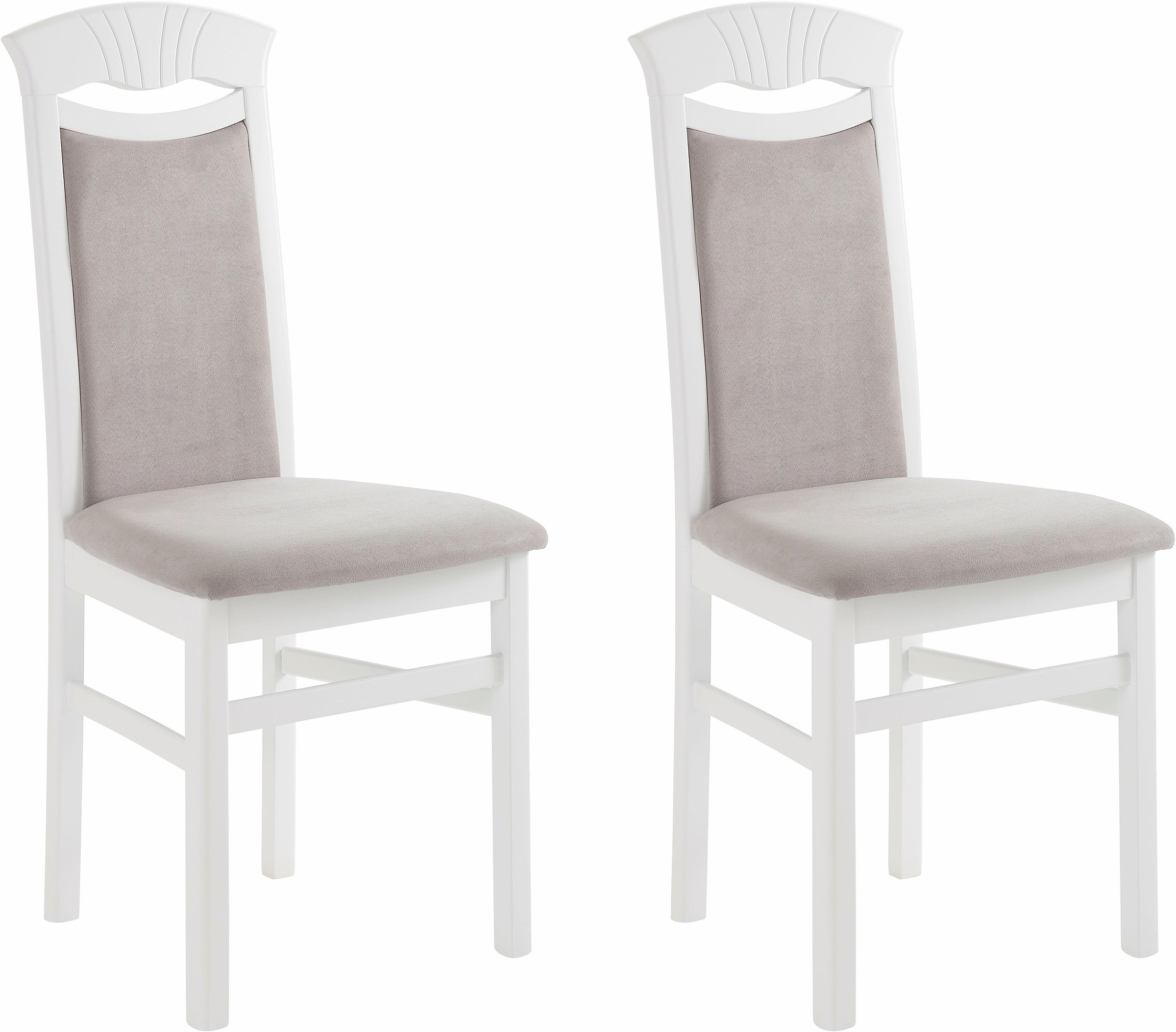 Home affaire Esszimmerstuhl »Franz«, (Set), 2 St., Microfaser, strapazierfä günstig online kaufen