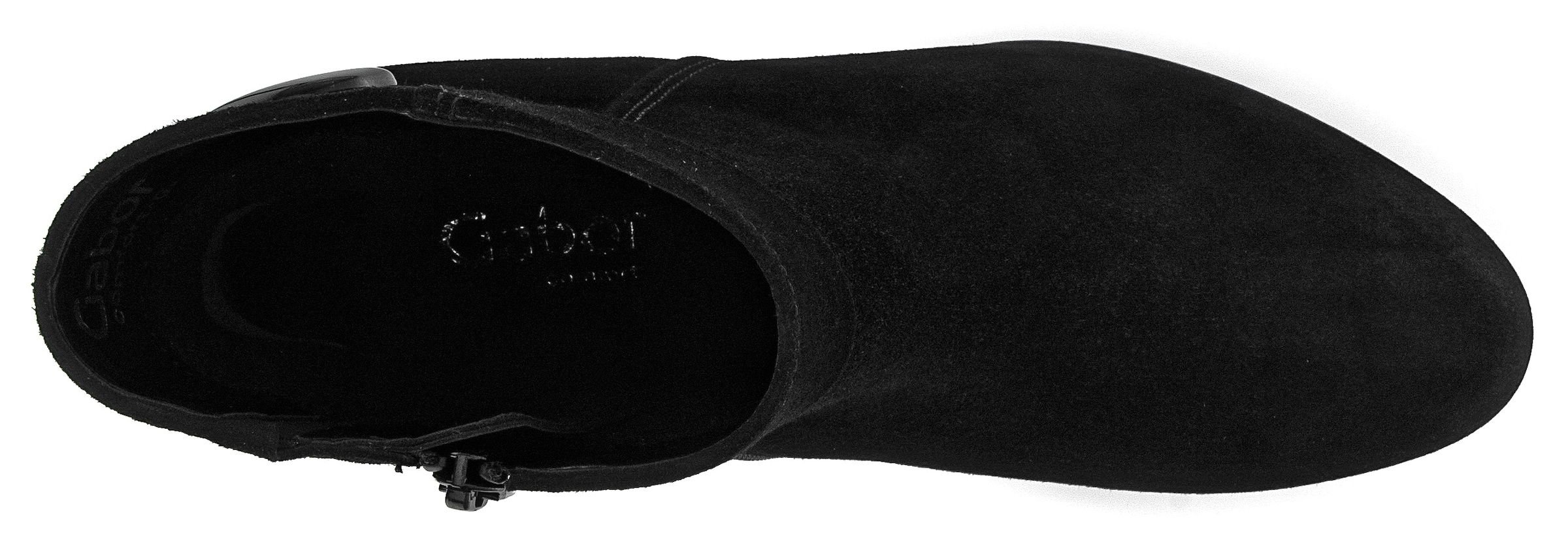 Gabor Stiefelette »Ancona«, Blockabsatz, Ankle Boots mit trendiger Schaftgestaltung