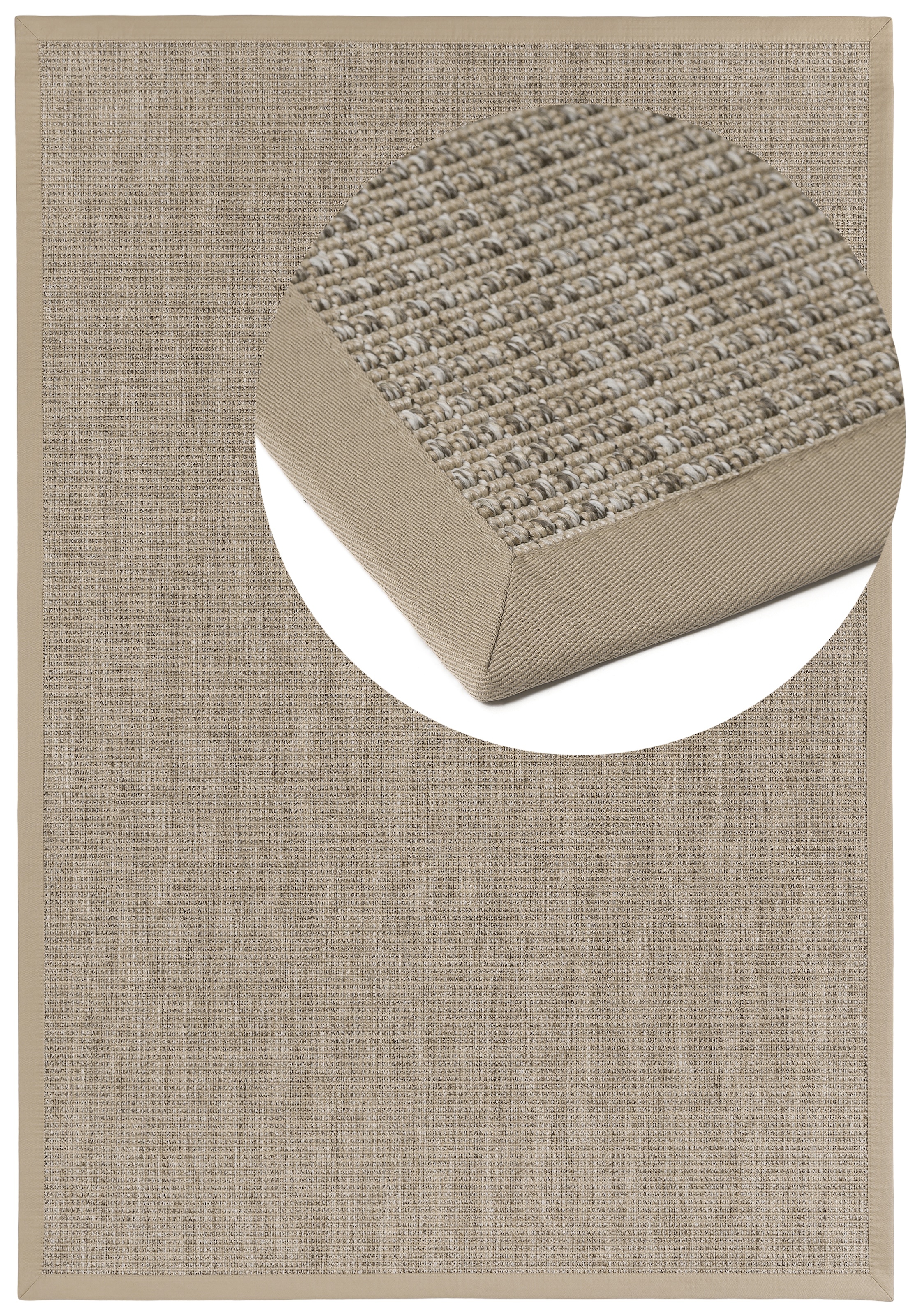 Dekowe Teppich »Basic S2 Rustic«, rechteckig, 10 mm Höhe, meliert, Sisalopt günstig online kaufen