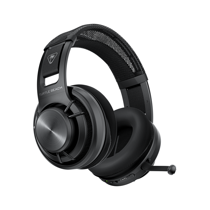 TURTLE BEACH Gaming-Headset »Atlas Air, Schwarz« Bluetooth Noise-Cancelling Lautstärkeregler Schwarz 2,4-GHz-Niedriglatenz-Band + Bluetooth oder...