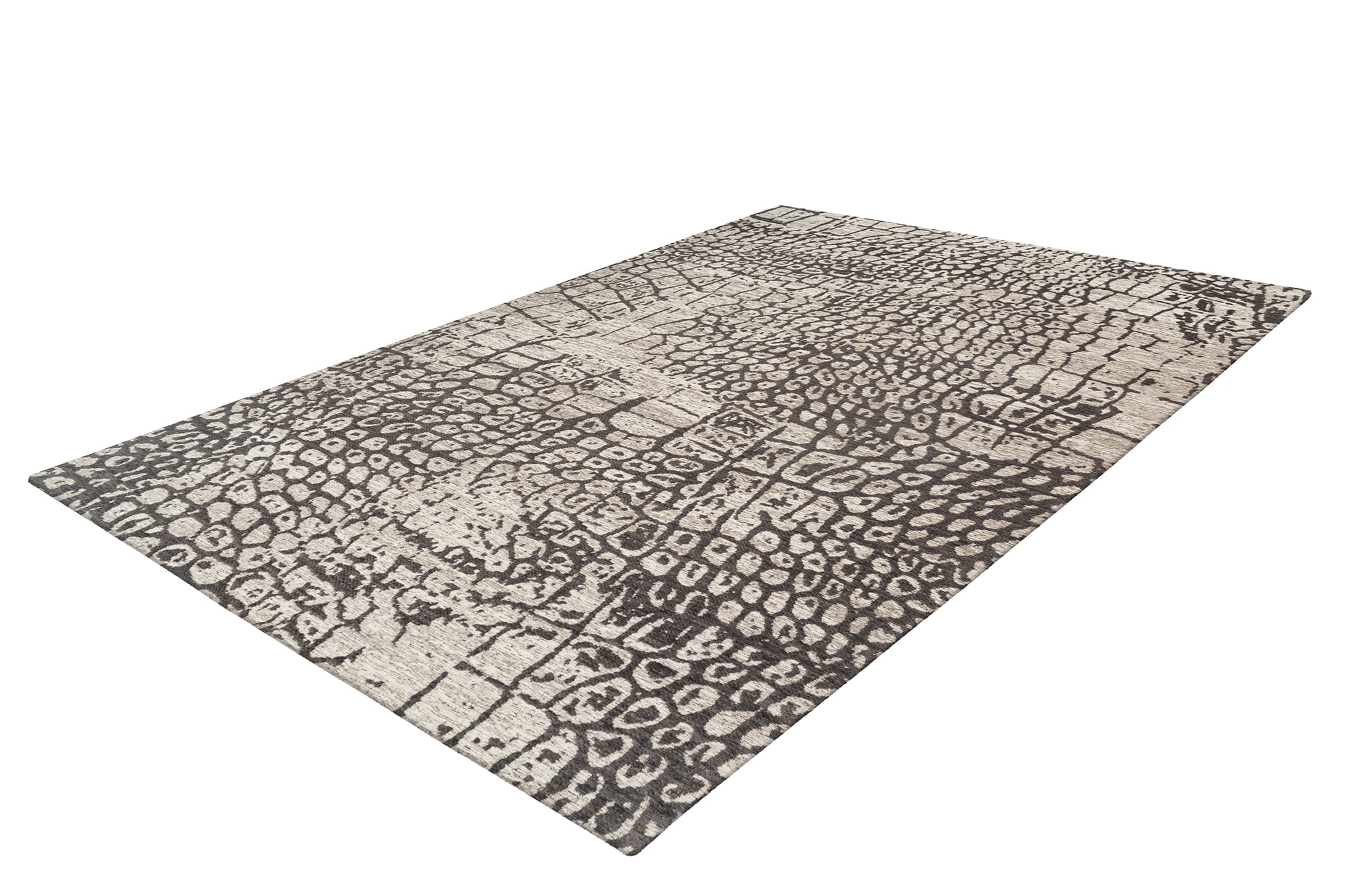 Kayoom Teppich »Davis 325«, rechteckig, 12 mm Höhe, edles Design, pflegeleicht, neutrale Farben