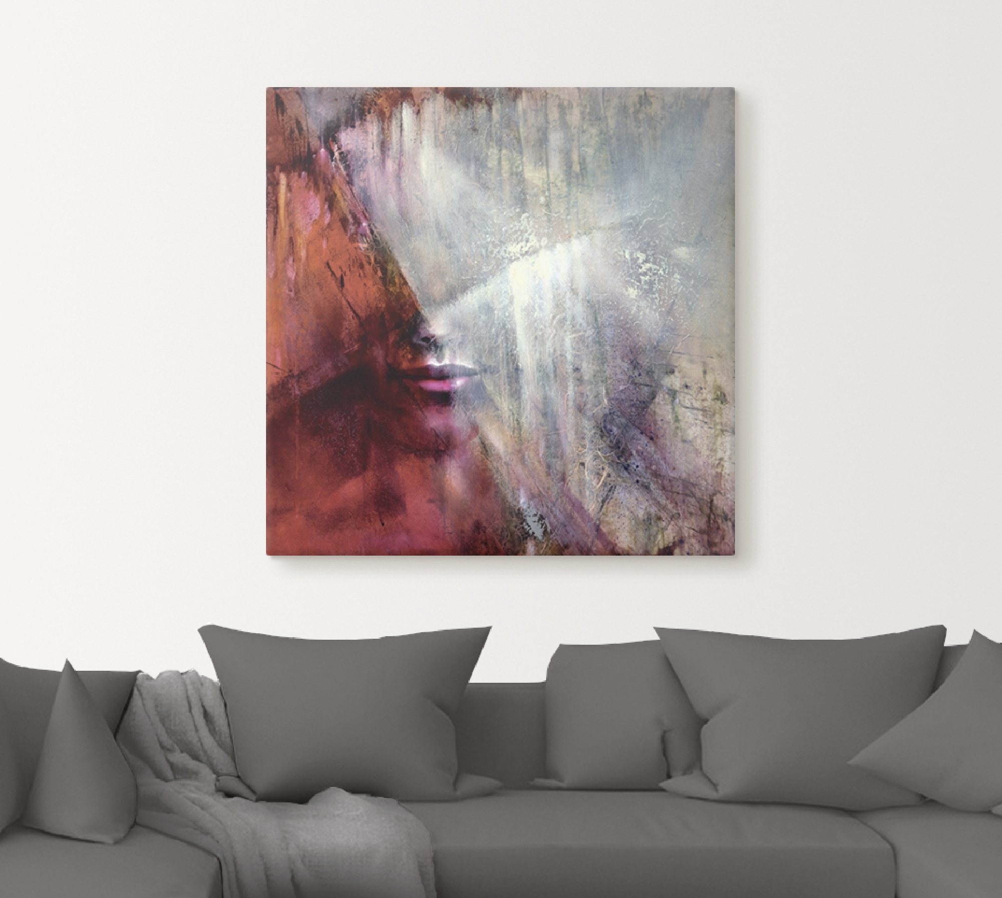 Artland Leinwandbild »Julia« Frau 1 Stk. tlg. auf Holzrahmen gespannt