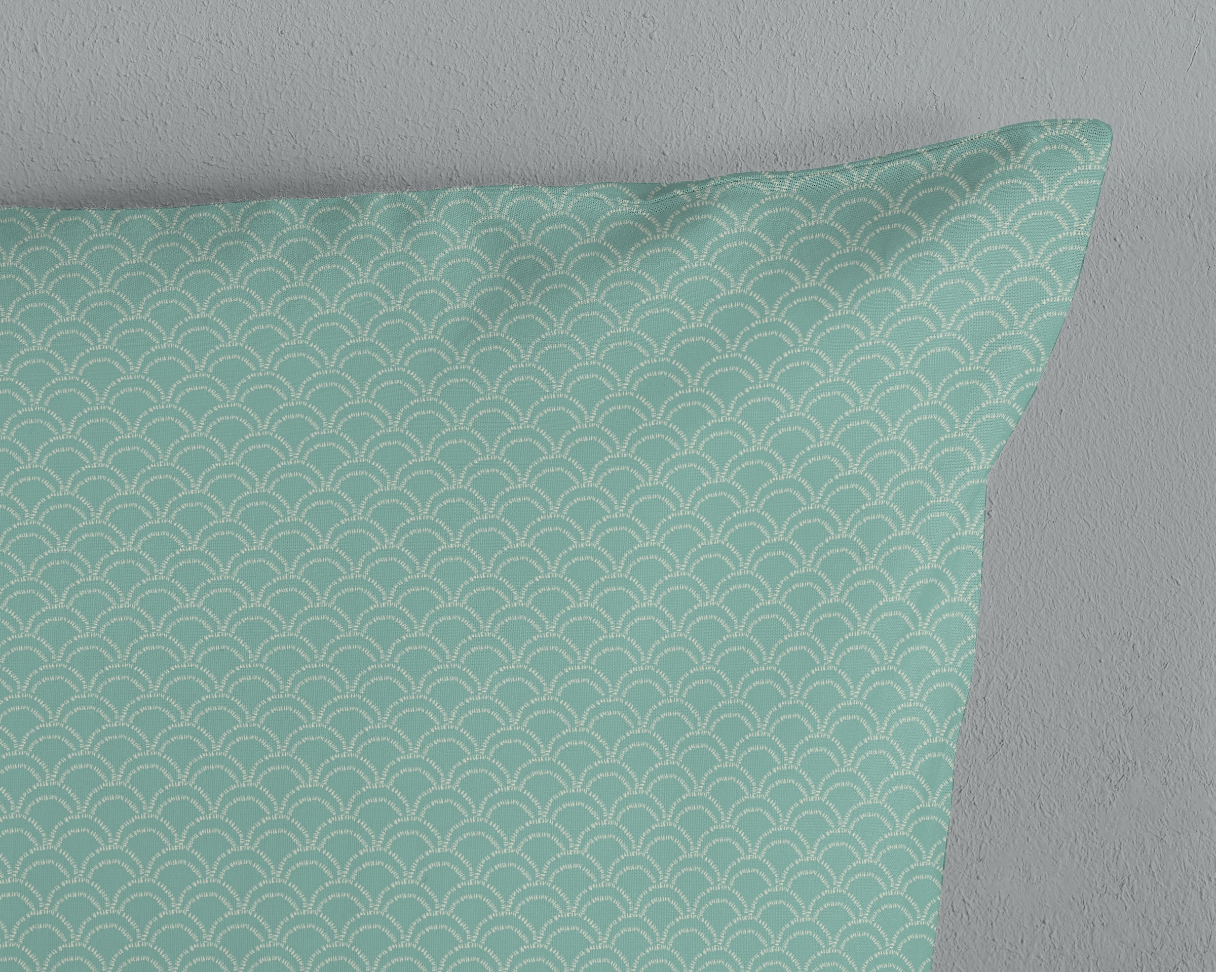 hip Kissenbezüge »Vespera« Baumwolle, Mako-Satin, 40x80, 1 Stück, Reißverschluss, grün