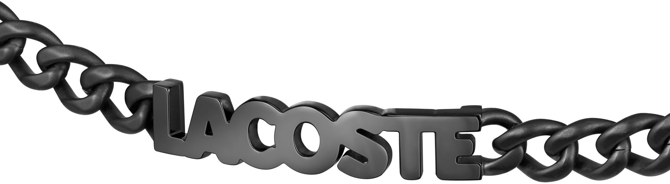 Lacoste Panzerarmband »SCRIPT, 2040476, 2040477, 2040478«, teilweise mit Emaille