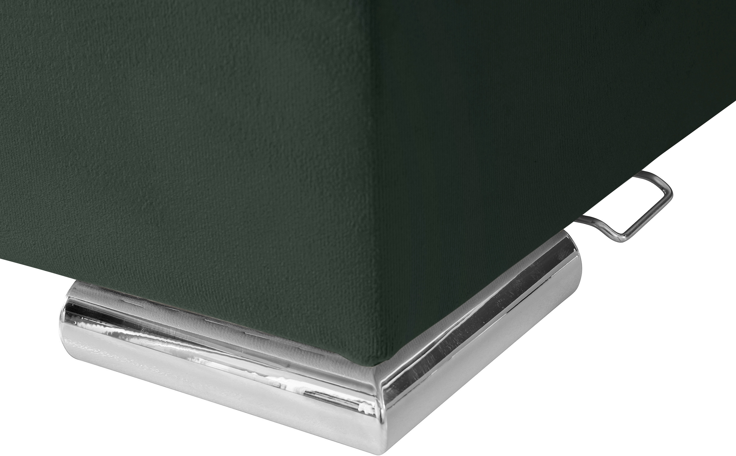 INOSIGN Ecksofa »Boxspringbett Night & Day L-Form mit Dauer-Schlaffunktion mit Armlehne«, mit Boxspring-Bettfunktion 180x200 cm und Bettkasten, Dauerschläfer!
