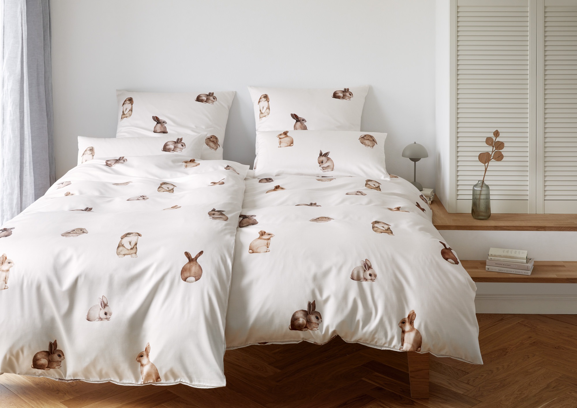 Elegante Bettwäsche »Bunnies«, angenehmes Hautgefühl günstig online kaufen