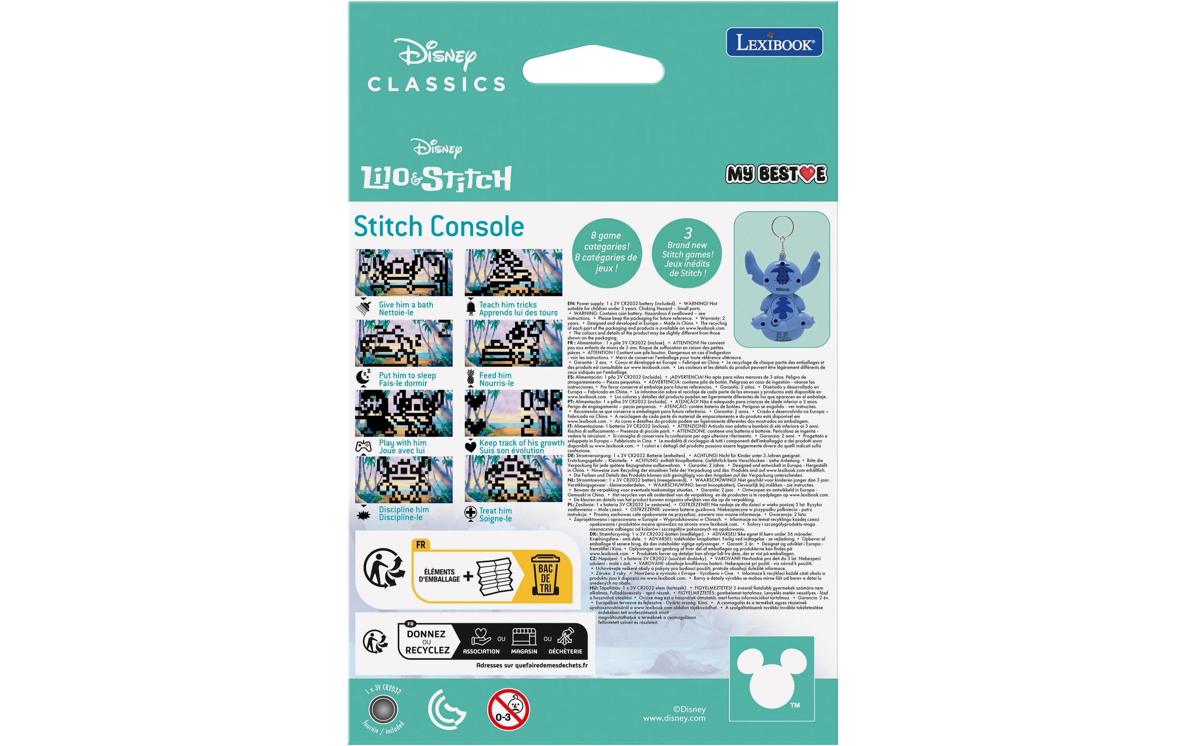 Lexibook® Spielekonsole »Disney Stitch My Best-E«
