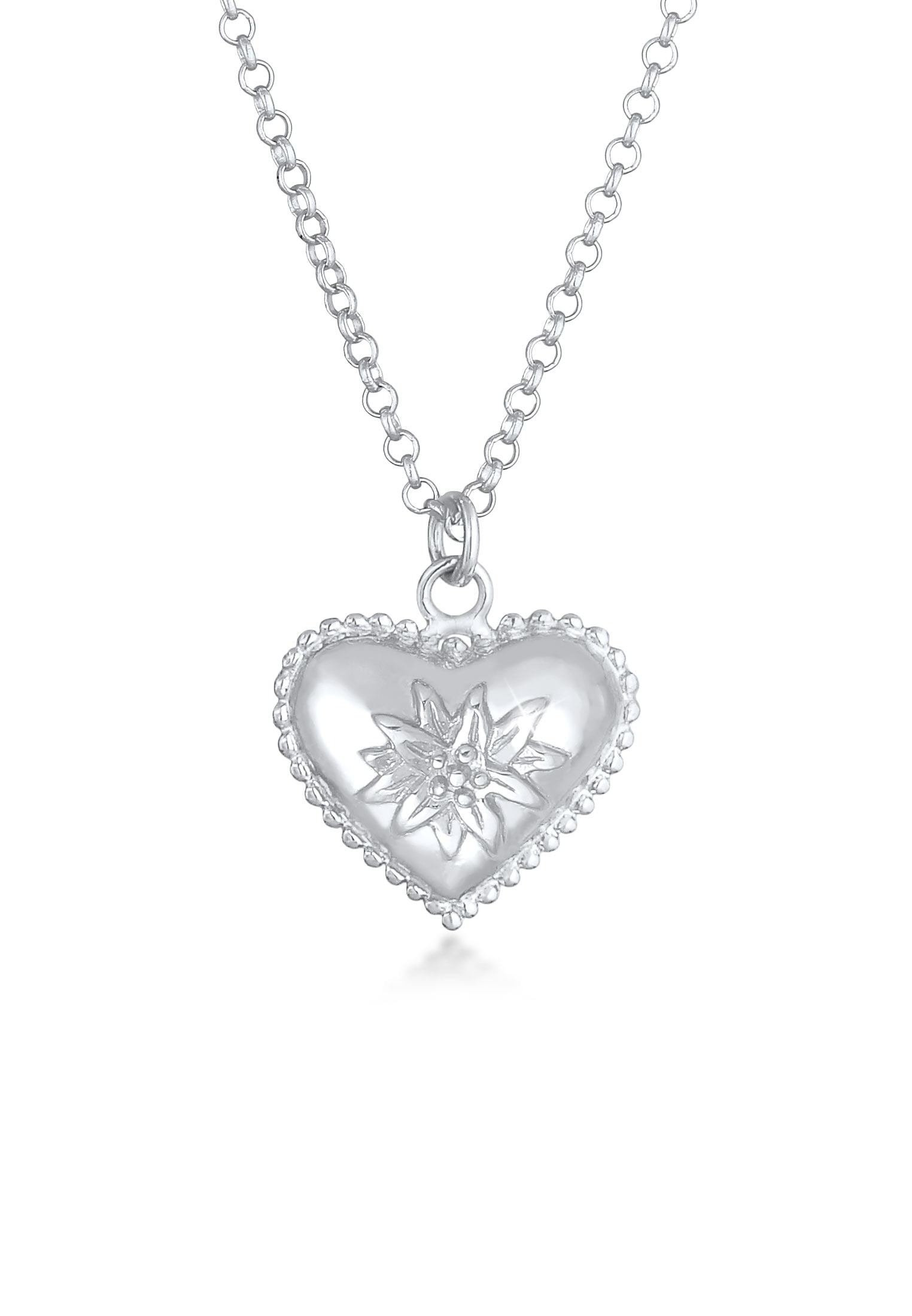 Elli Kette mit Anhänger »Elli Halskette Edelweiss Herz Dirndl Look 925  Silber« online bestellen