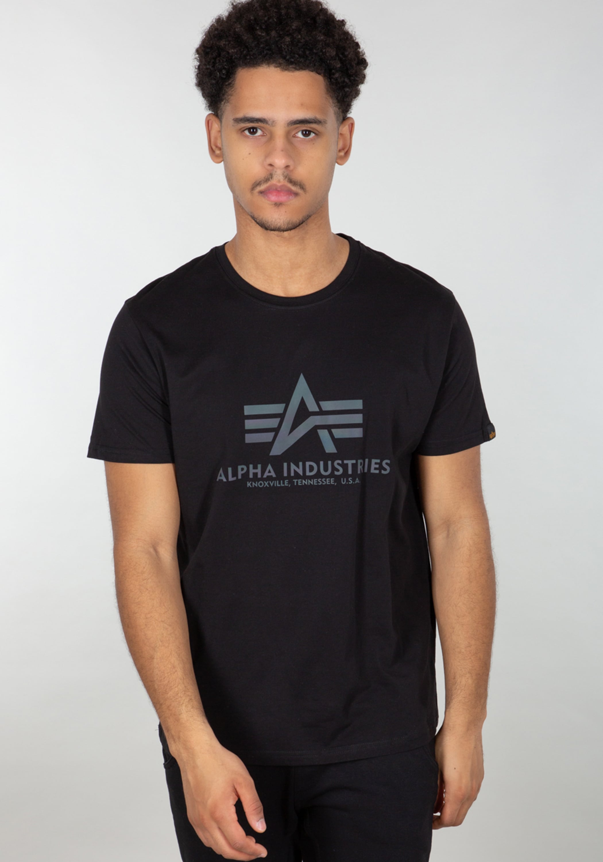 Alpha Industries T-Shirt »Alpha Industries Men - T-Shirts Basic T Rainbow Reflective«