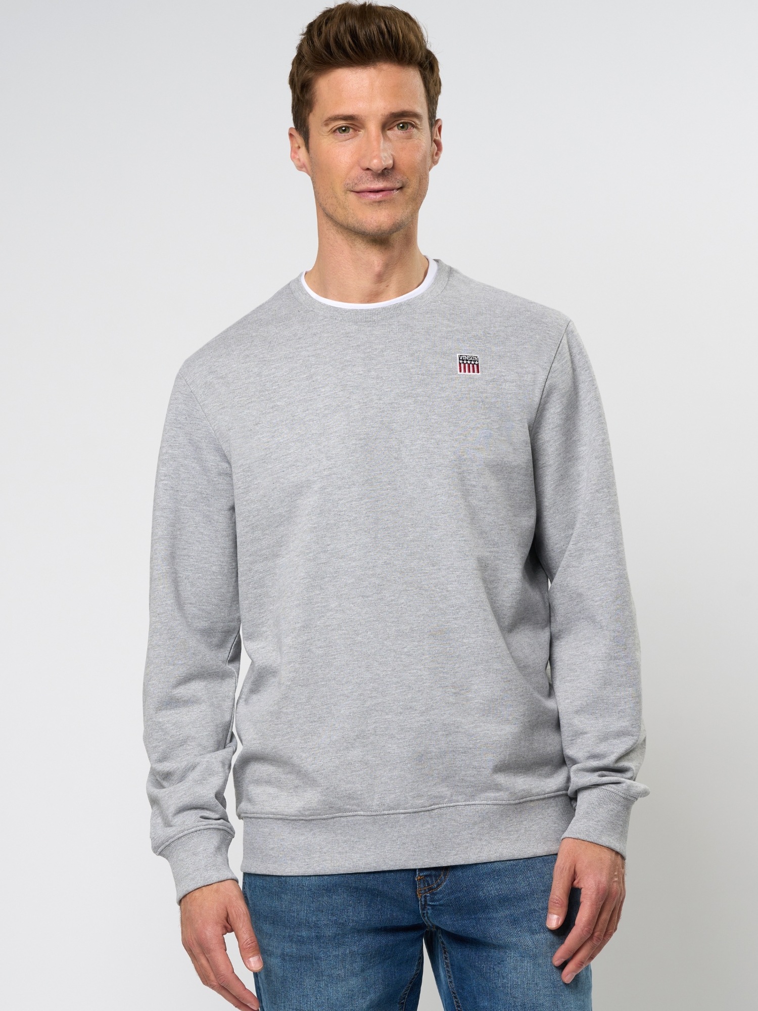 VINSON Rundhalspullover »VINSON Pullover Jerry«