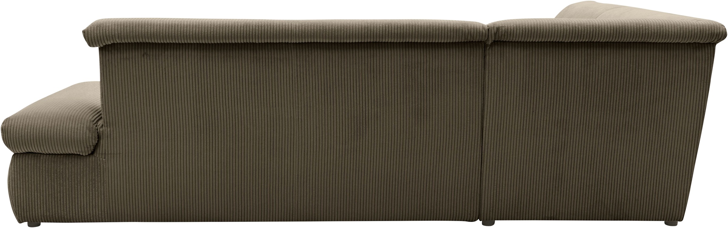 DOMO collection Ecksofa »Moric L-Form«, wahlweise mit Bettfunktion und Armlehnenverstellung, auch in Cord