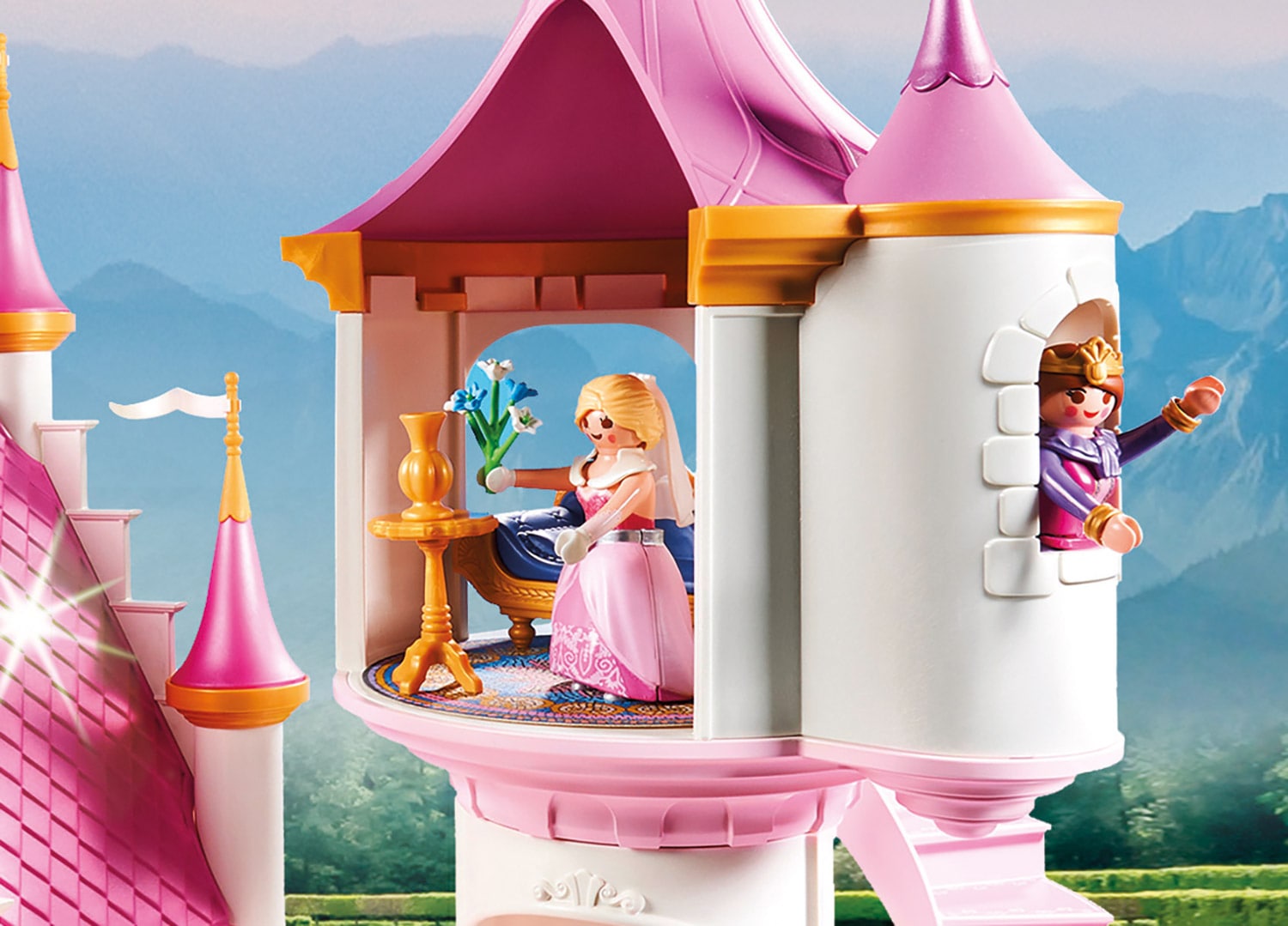 Playmobil® Konstruktions-Spielset »Großes Prinzessinnenschloss (70447), Princess«, (644 St.), Made in Germany