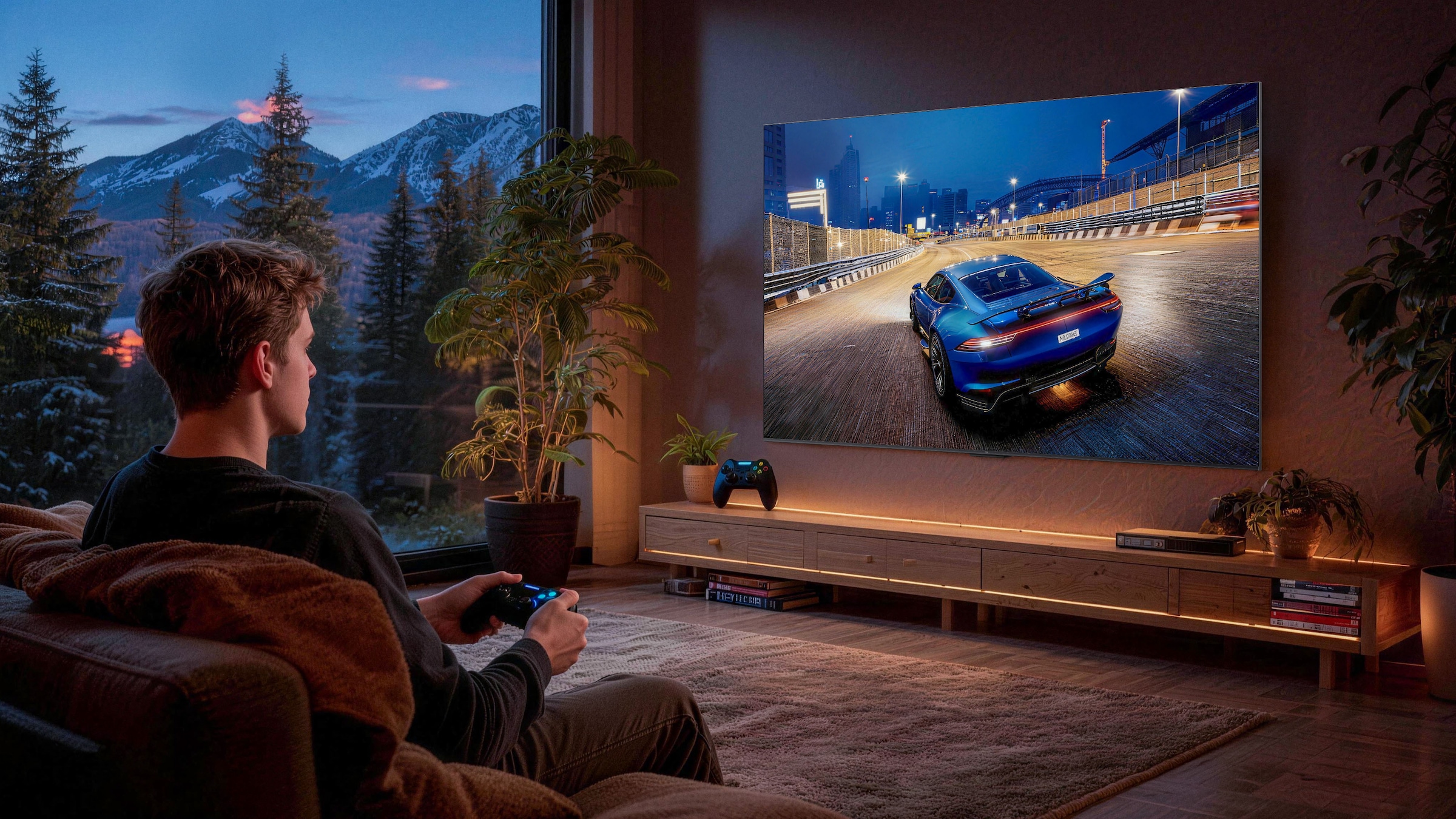 TCL QLED Mini LED-Fernseher »85Q7D ProX1« 215 cm/85 ″