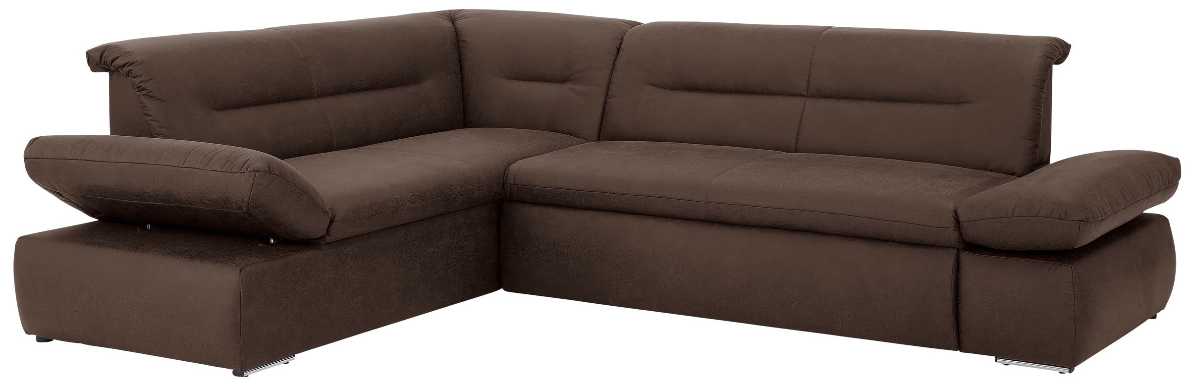 INOSIGN Ecksofa »Avesa L-Form«, Wahlweise mit Arm- und Bettfunktion, B/T/H: 275/211/80 cm