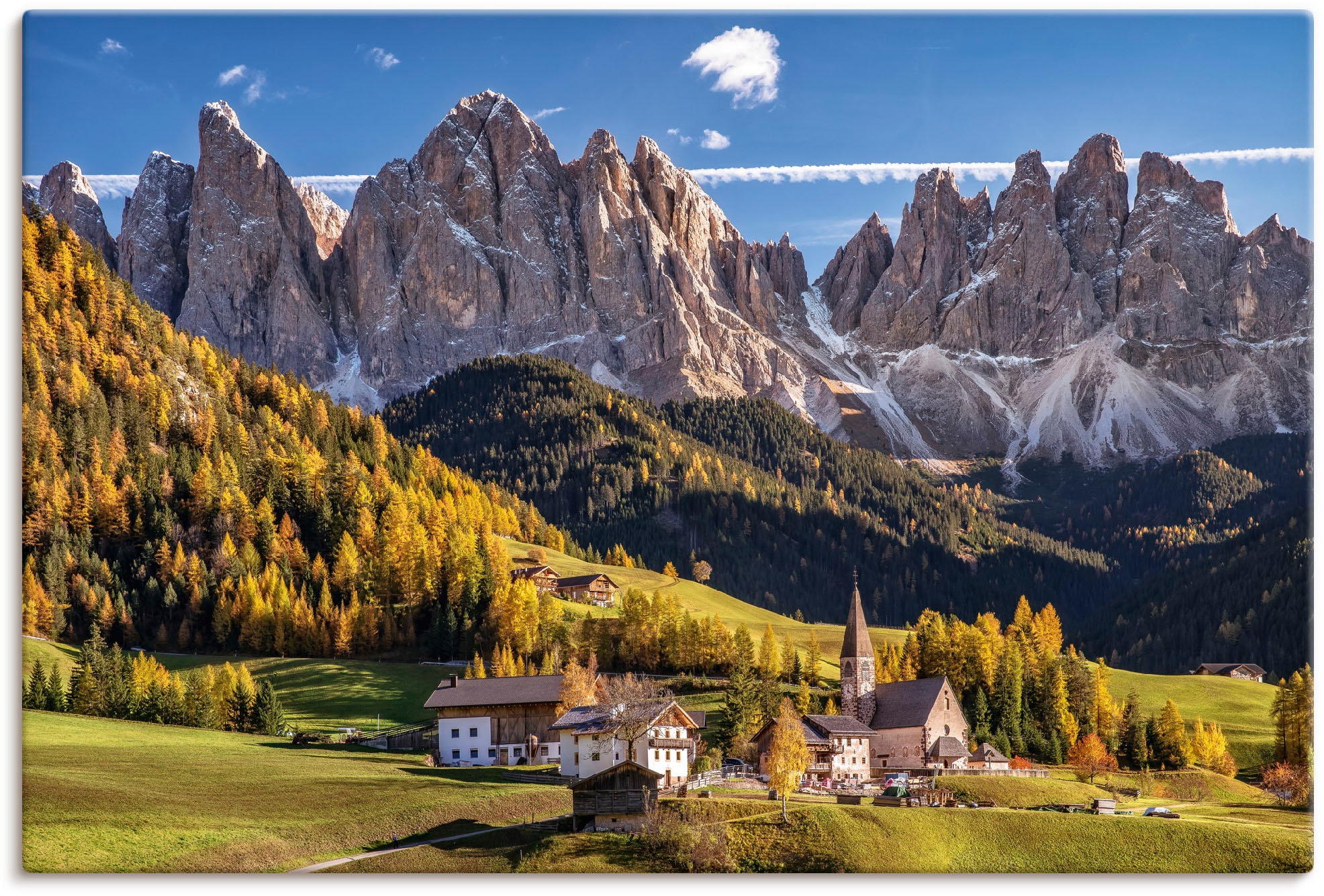 Artland Wandbild »Herbst in Südtirol«, Berge & Alpenbilder, (1 St.), als Le günstig online kaufen