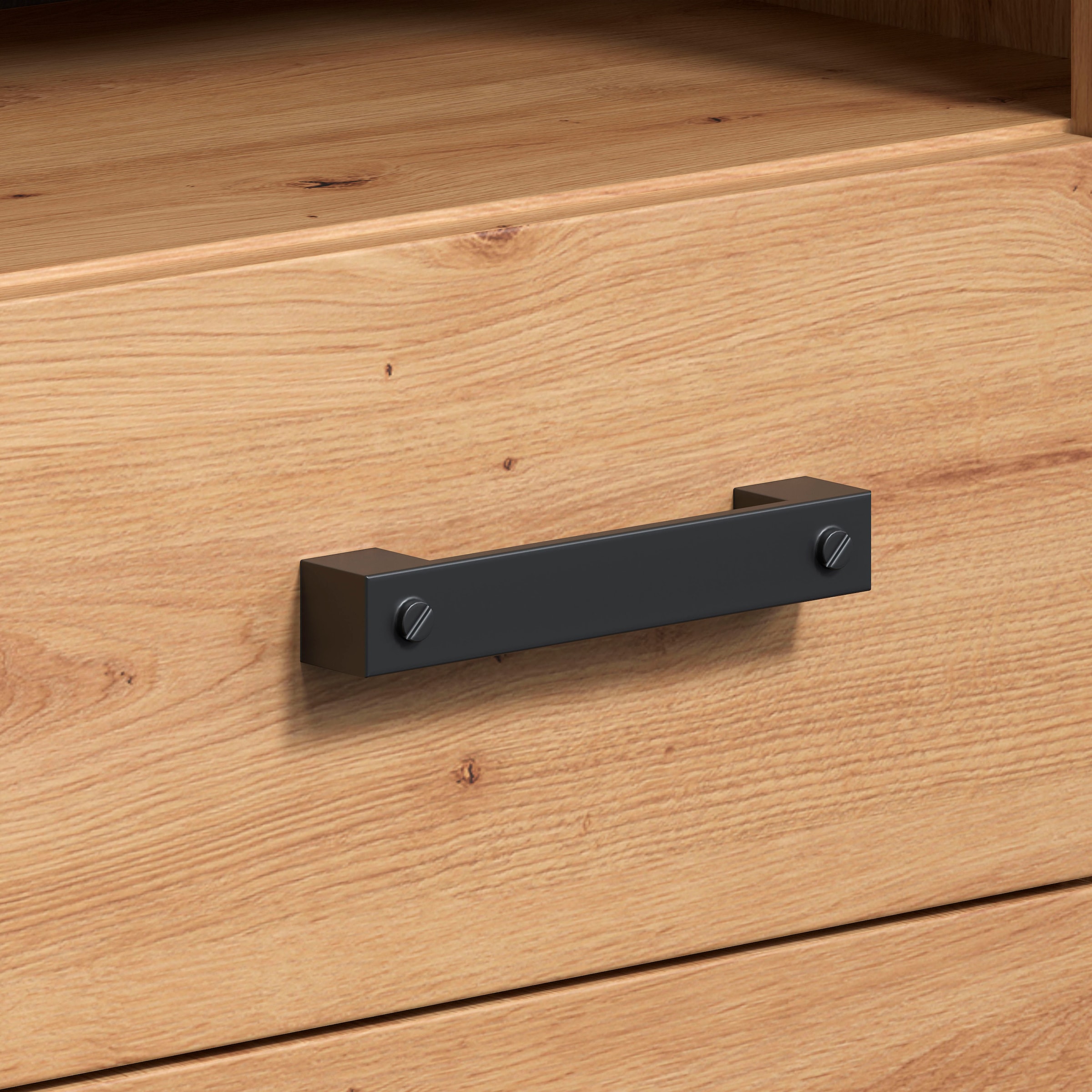 Home affaire Midischrank »Ambres«, (1 St.), Badschrank in matter Echtholzoptik - Maße (B/T/H) 53/35/118 cm