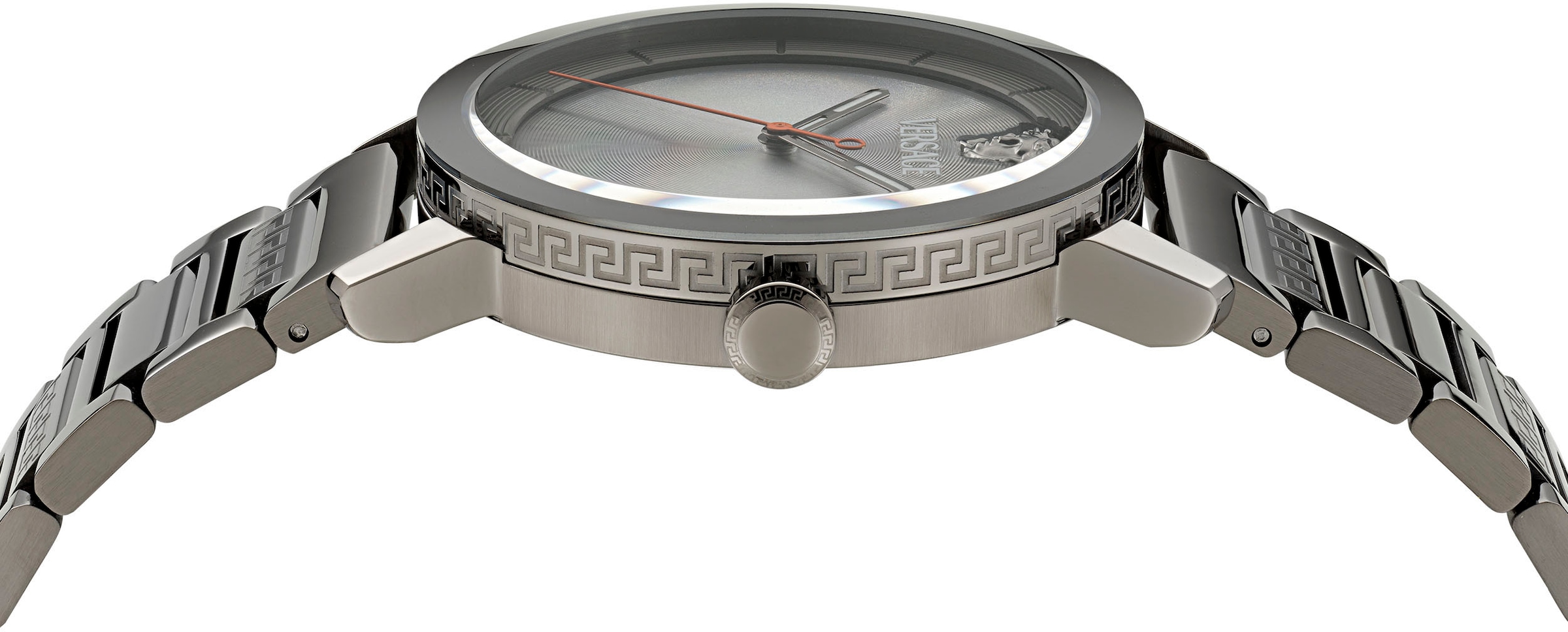 Versace Quarzuhr »V-HELIX«, Armbanduhr, Herrenuhr, Swiss Made, Saphirglas, Edelstahlarmband,analog