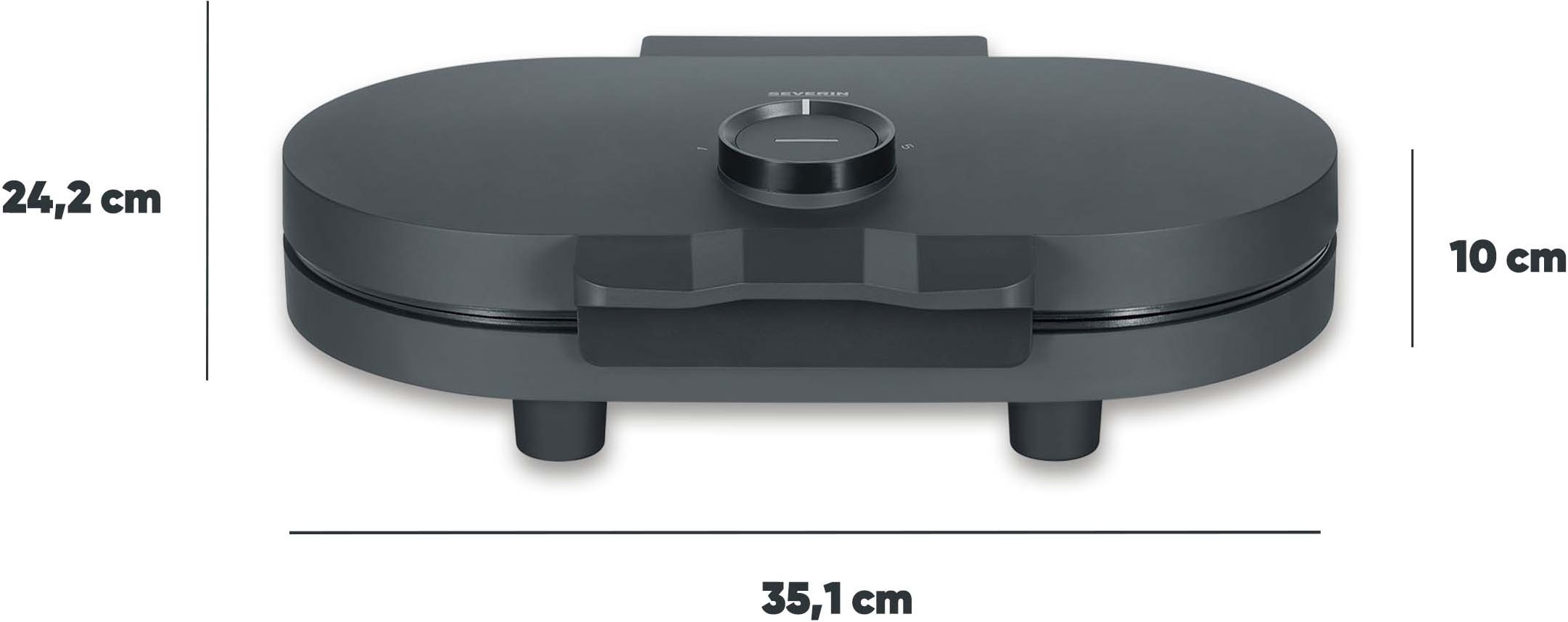 Severin Waffeleisen »WA 2118« 1200 W