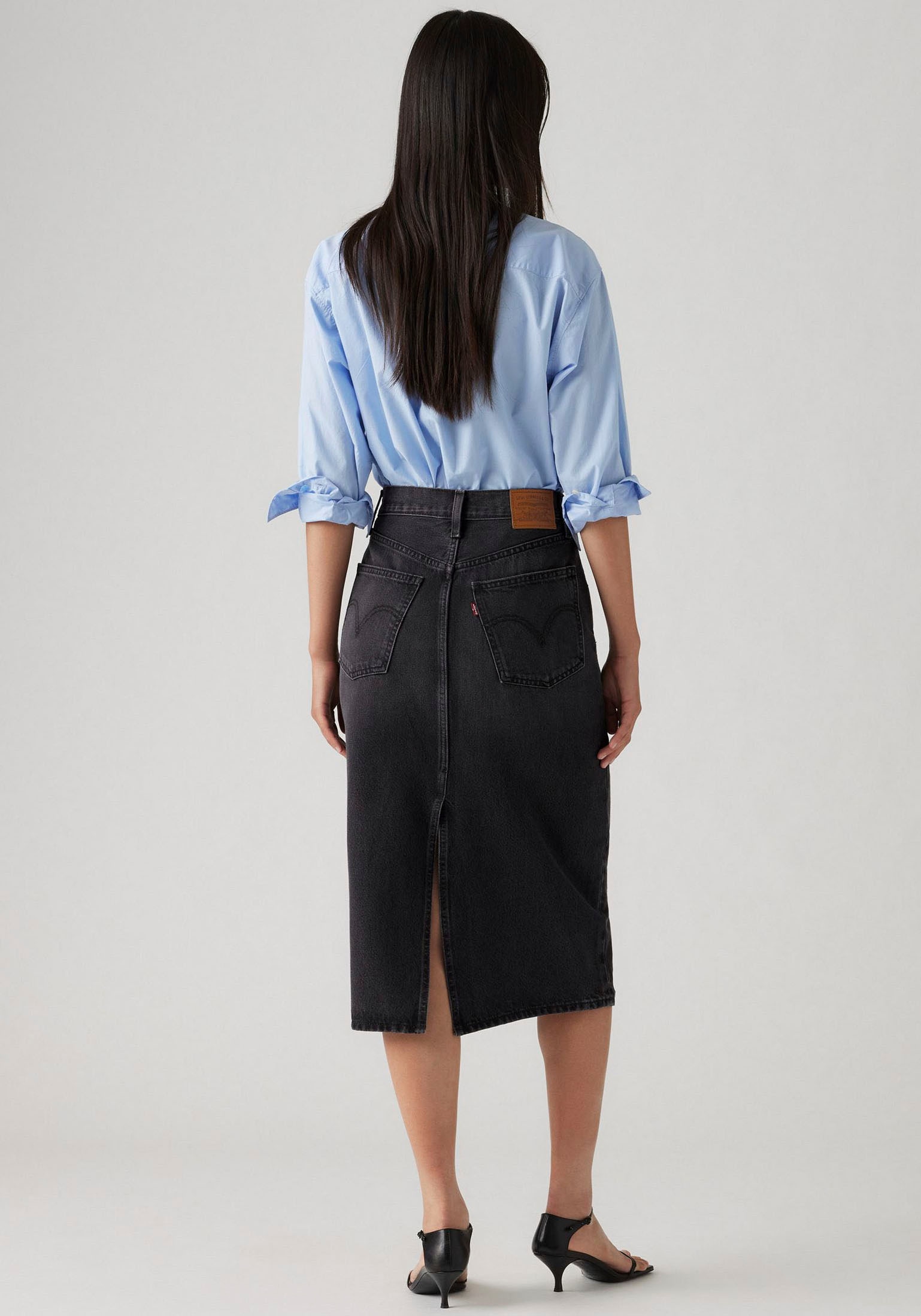 Levi's® Jeansrock »HR BACK SLIT SKIR« mit Schlitz hinten