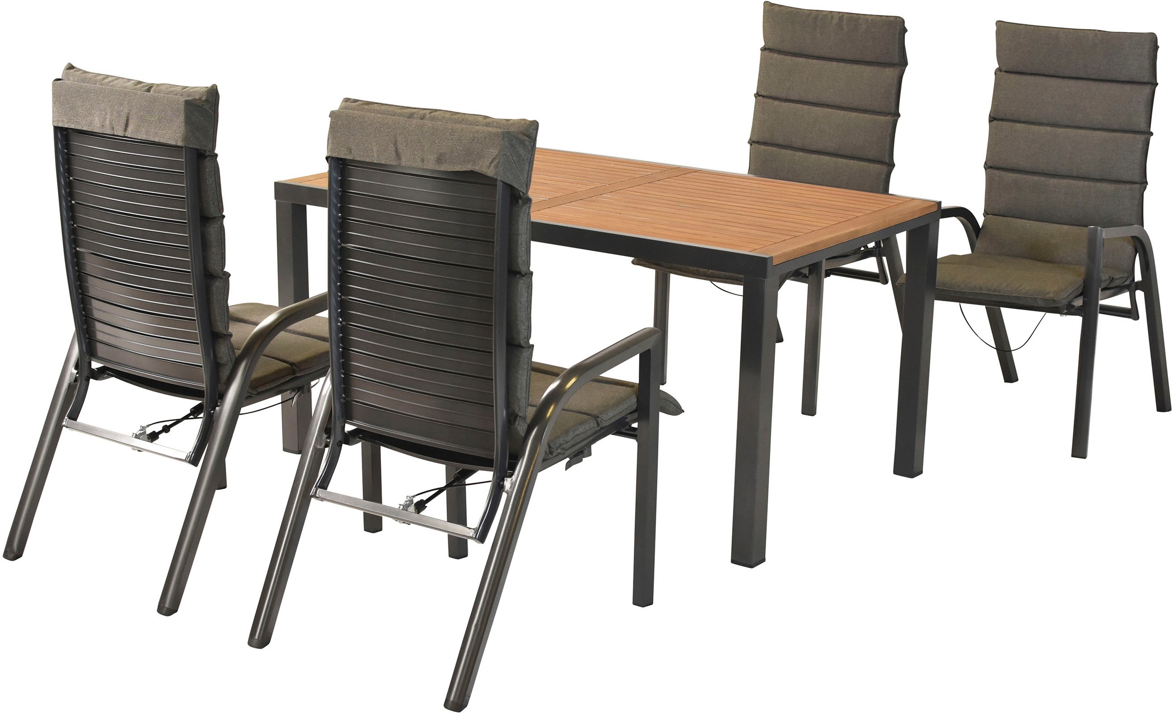 MERXX Garten-Essgruppe »»Siros«« Set, 9 Stk. tlg. Rückenlehne verstellbar d günstig online kaufen