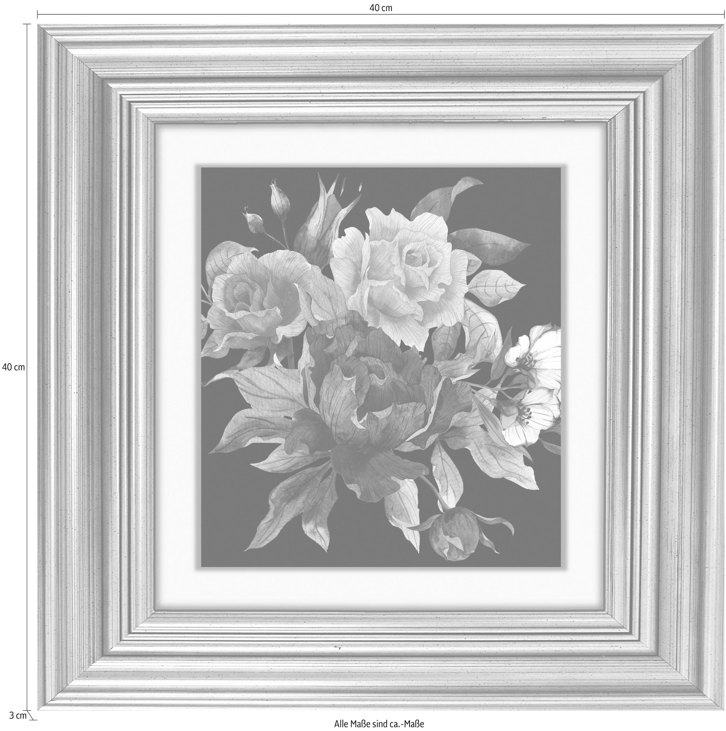 queence Acrylglasbild »Blüten I«, Blumen-Blumenbilder-Kunst-Pflanzen-Pflanzenbilder-Gemälde, Fine Art-Print in Galeriequalität