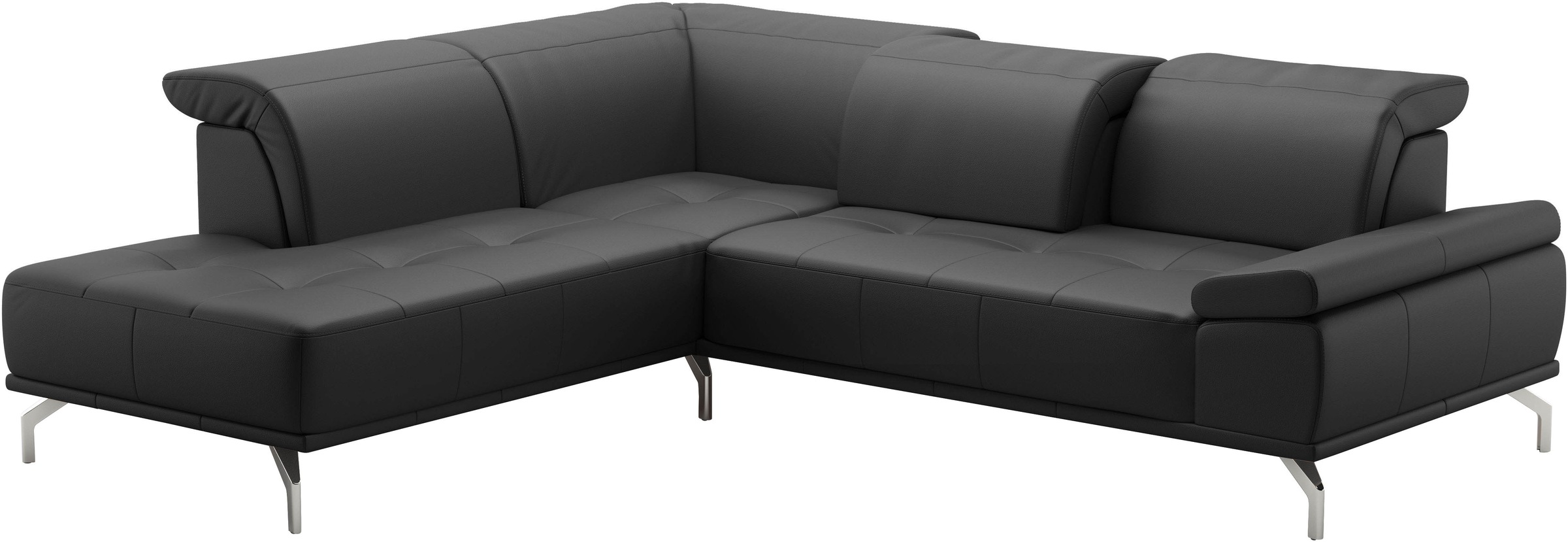 Places of Style Ecksofa »Caluna«, Inkl.Sitztiefenverstellung, wahlweise mit Kopf- und Armteilverstellung